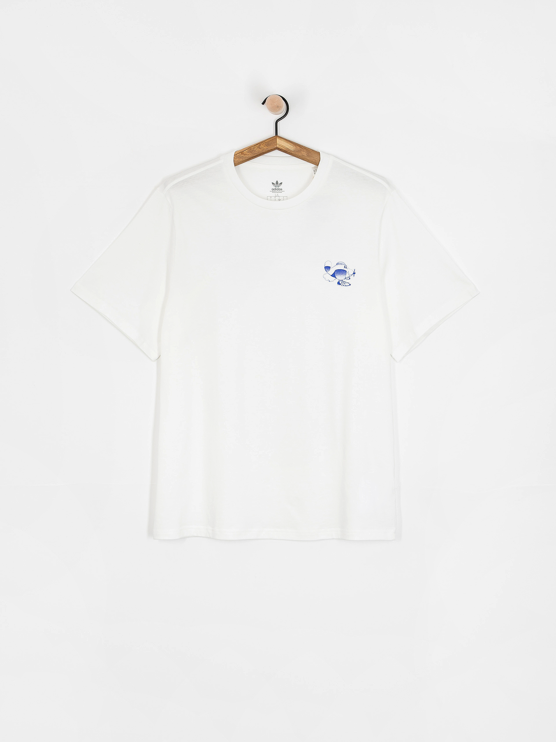 T-shirt adidas Dogplane (white/lucblu)