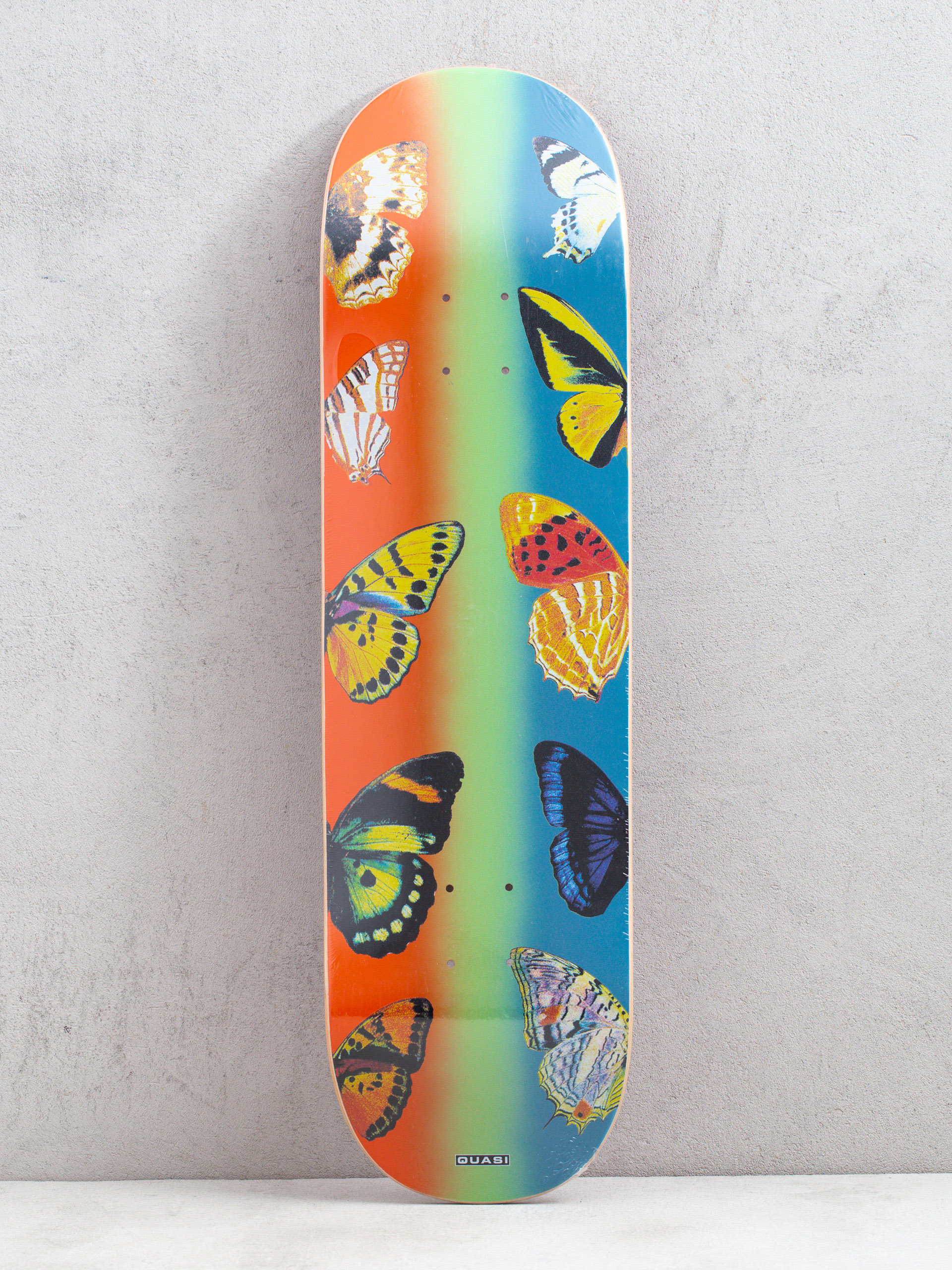 Deck Quasi Skateboards Butterfly 2 (orange/green/blue)