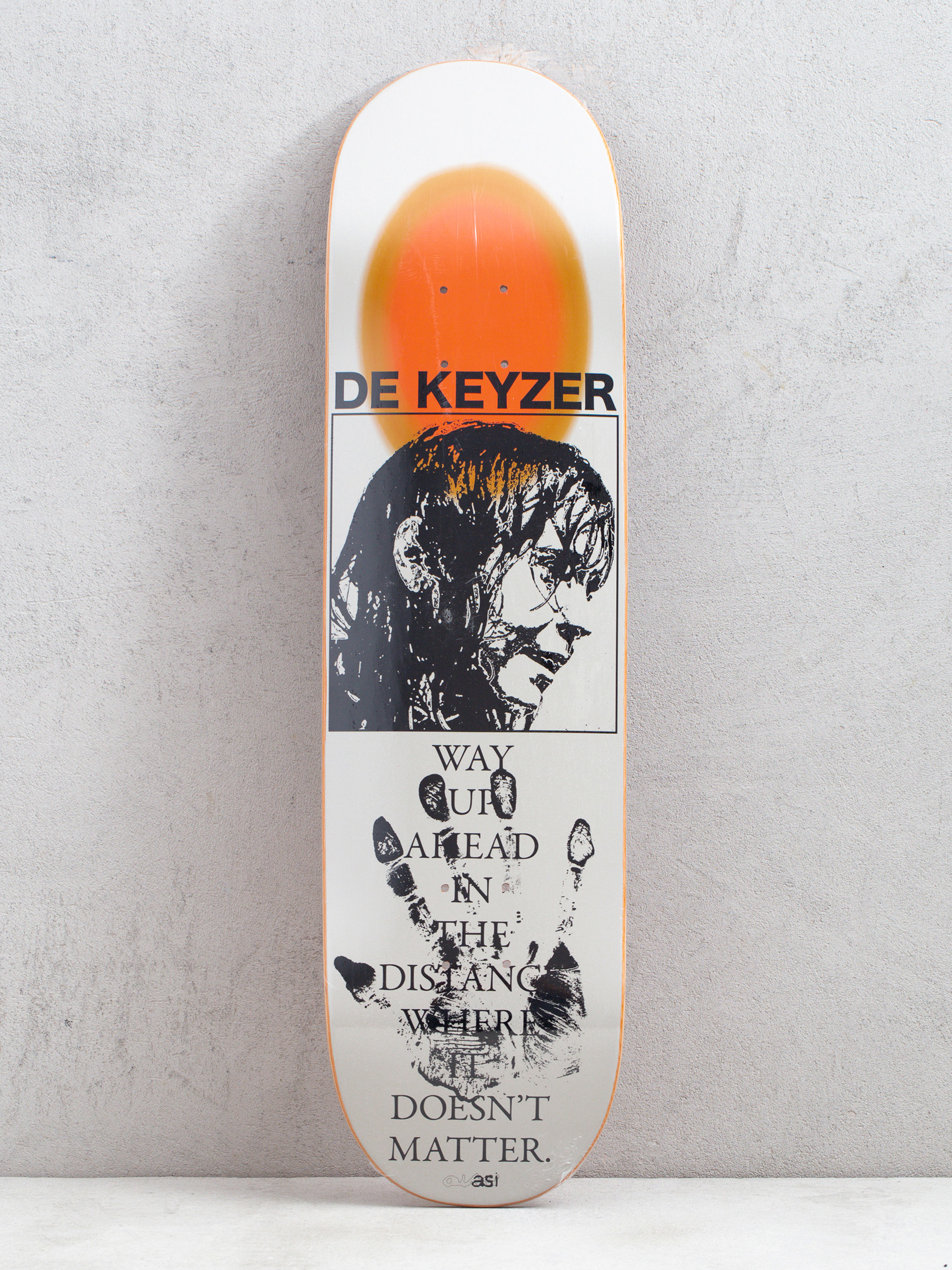 Deck Quasi Skateboards De Keyzer Distance (beige/orange)