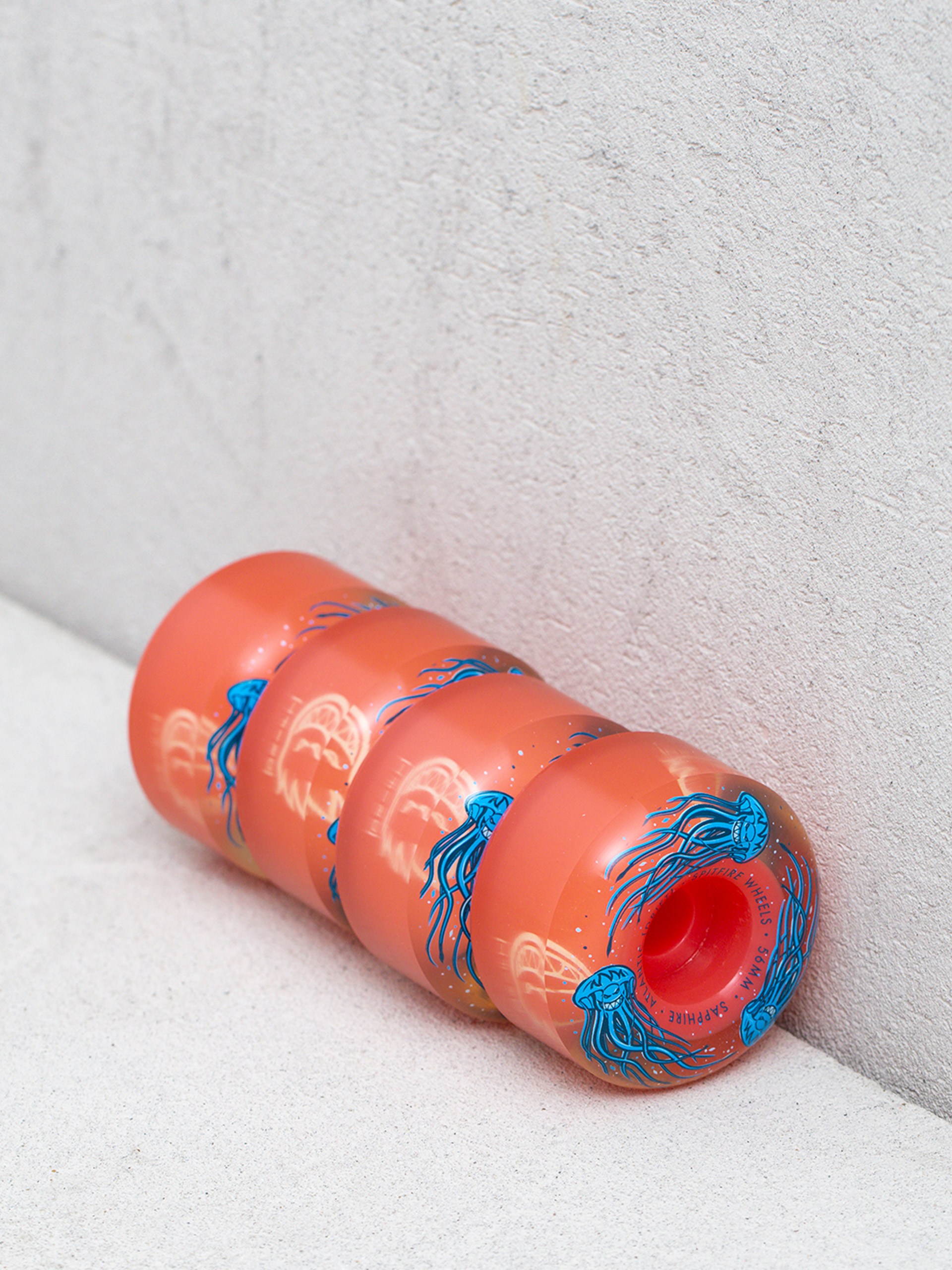 Kółka Spitfire 90D Atlantic Drift Radials (clear/pink)