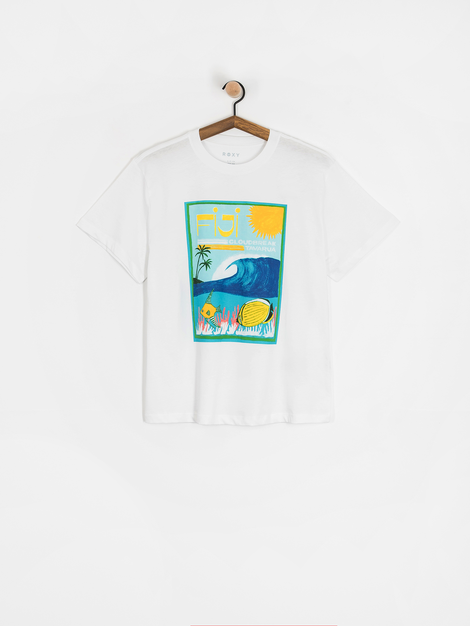 T-shirt Roxy Atlas Hangloose Wmn (bright white fiji)