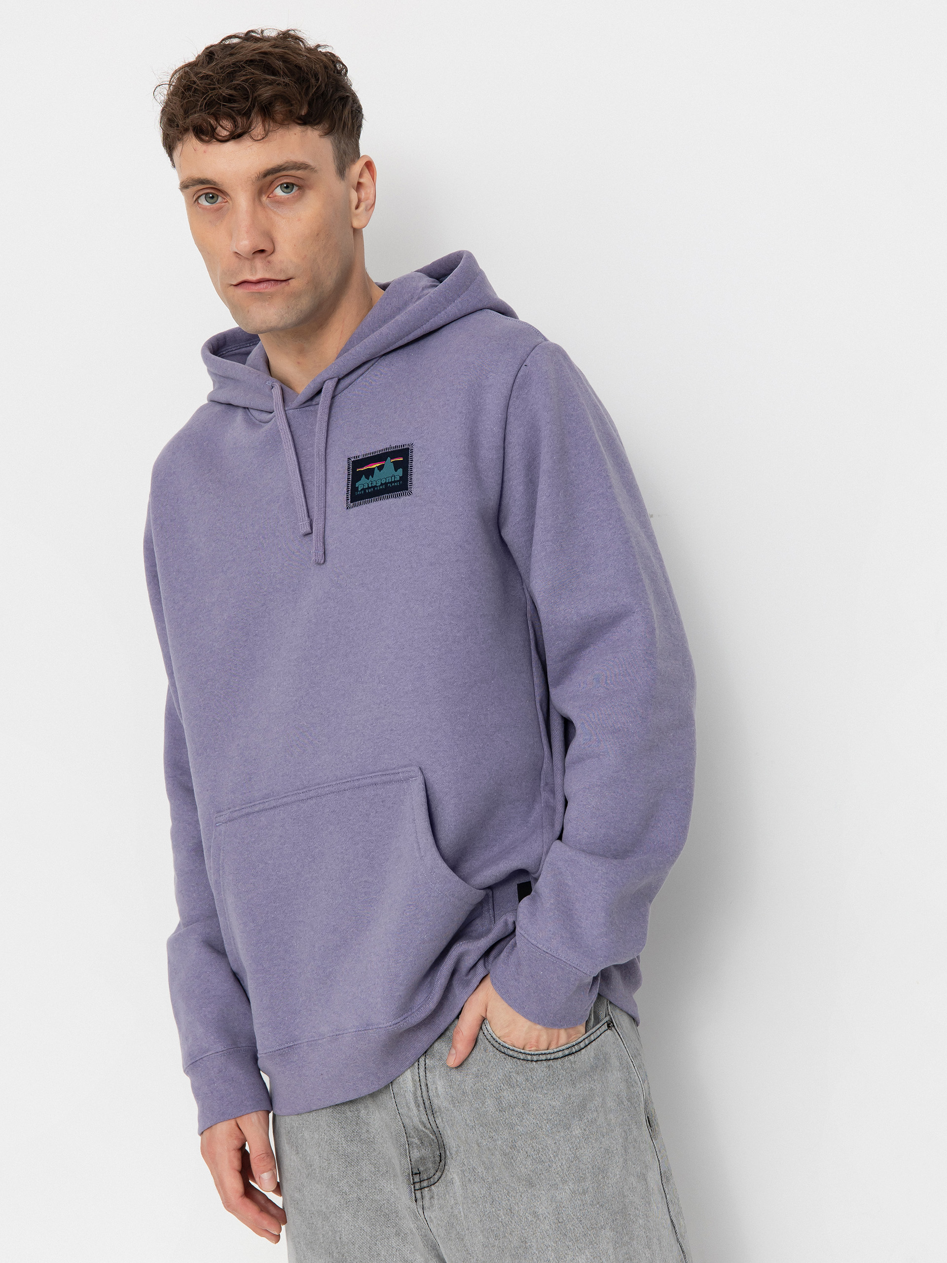 Bluza z kapturem Patagonia 73 Skyline Uprisal HD (concrete purple)