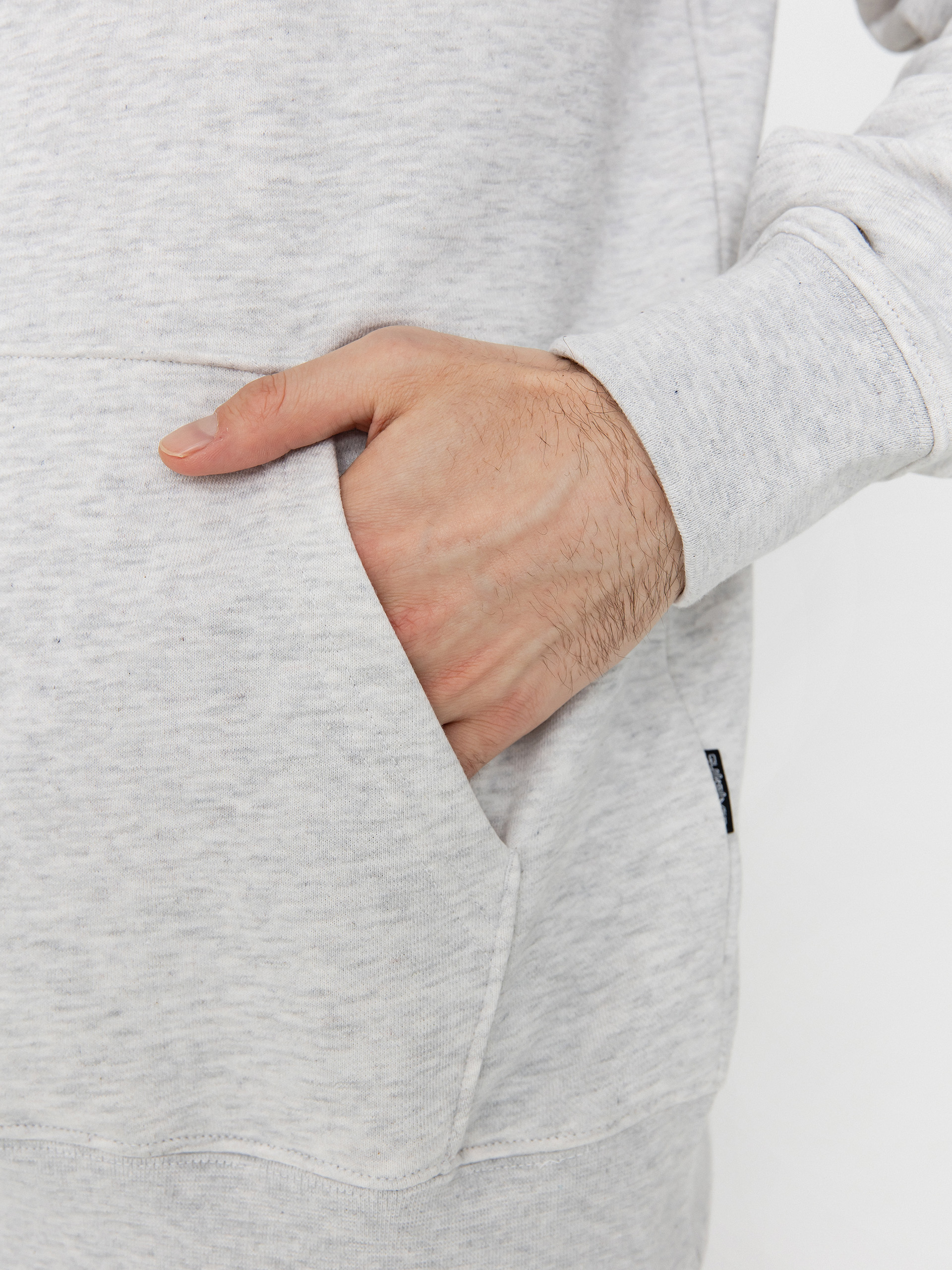 Bluza z kapturem Quiksilver Graphic Mix HD (white marble heather)