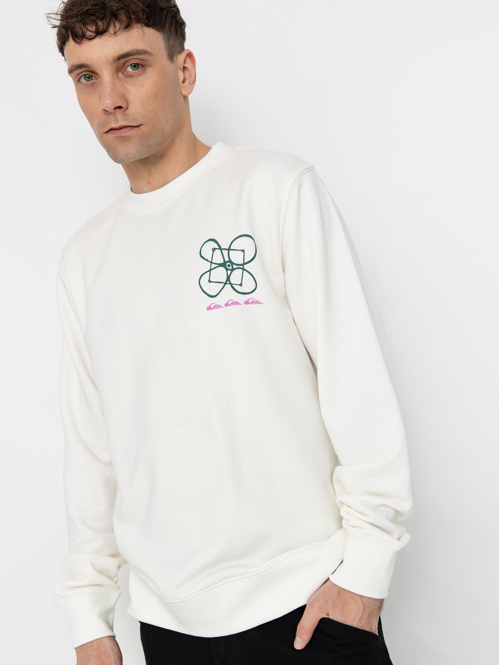 Bluza Quiksilver Graphic Mix (snow white)