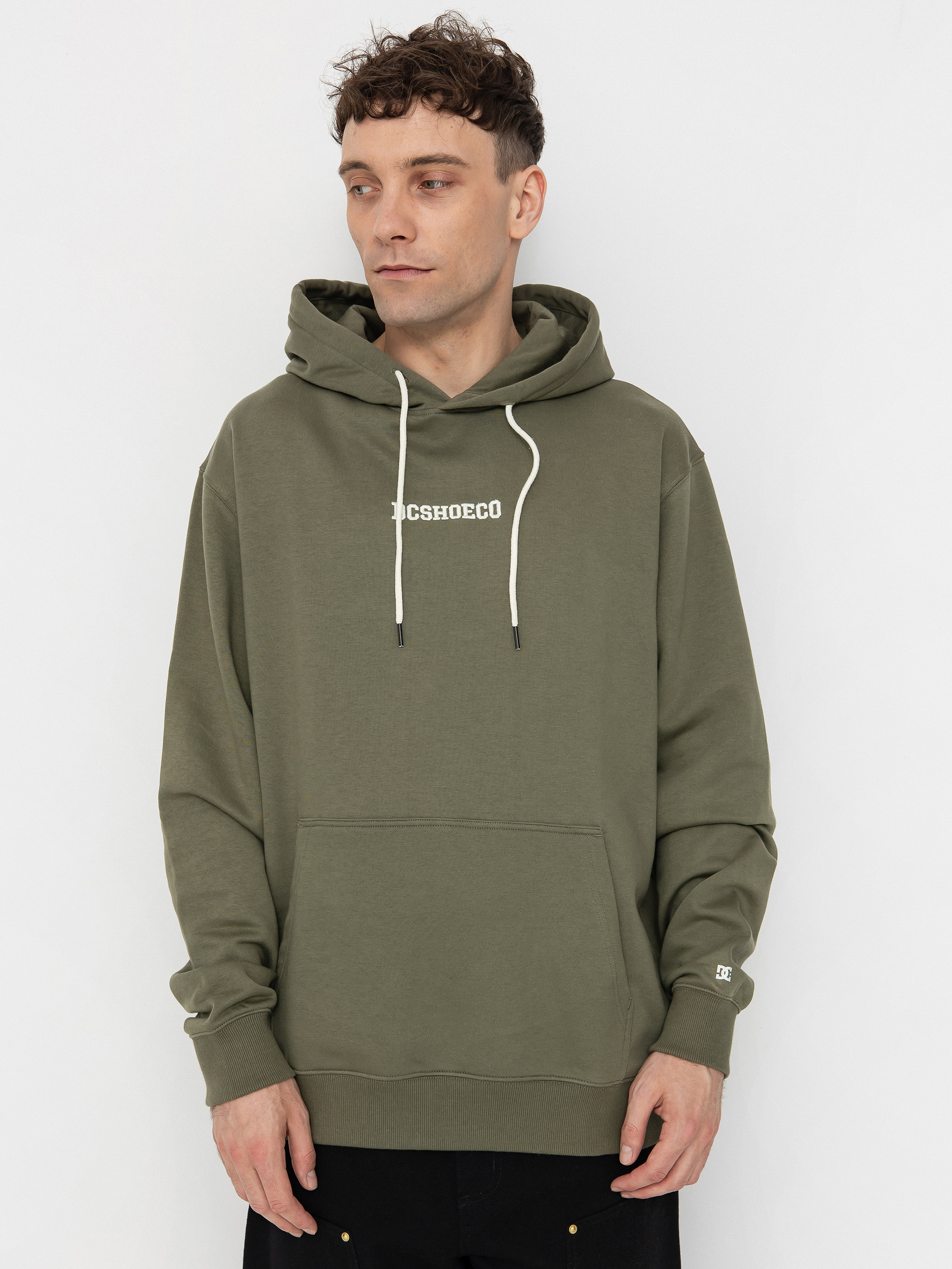 Bluza z kapturem DC Baseline HD (deep lichen green)