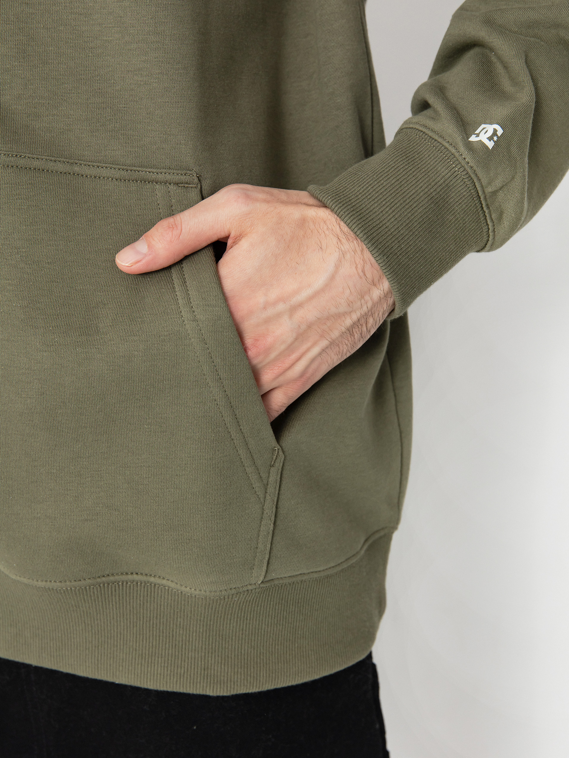 Bluza z kapturem DC Baseline HD (deep lichen green)