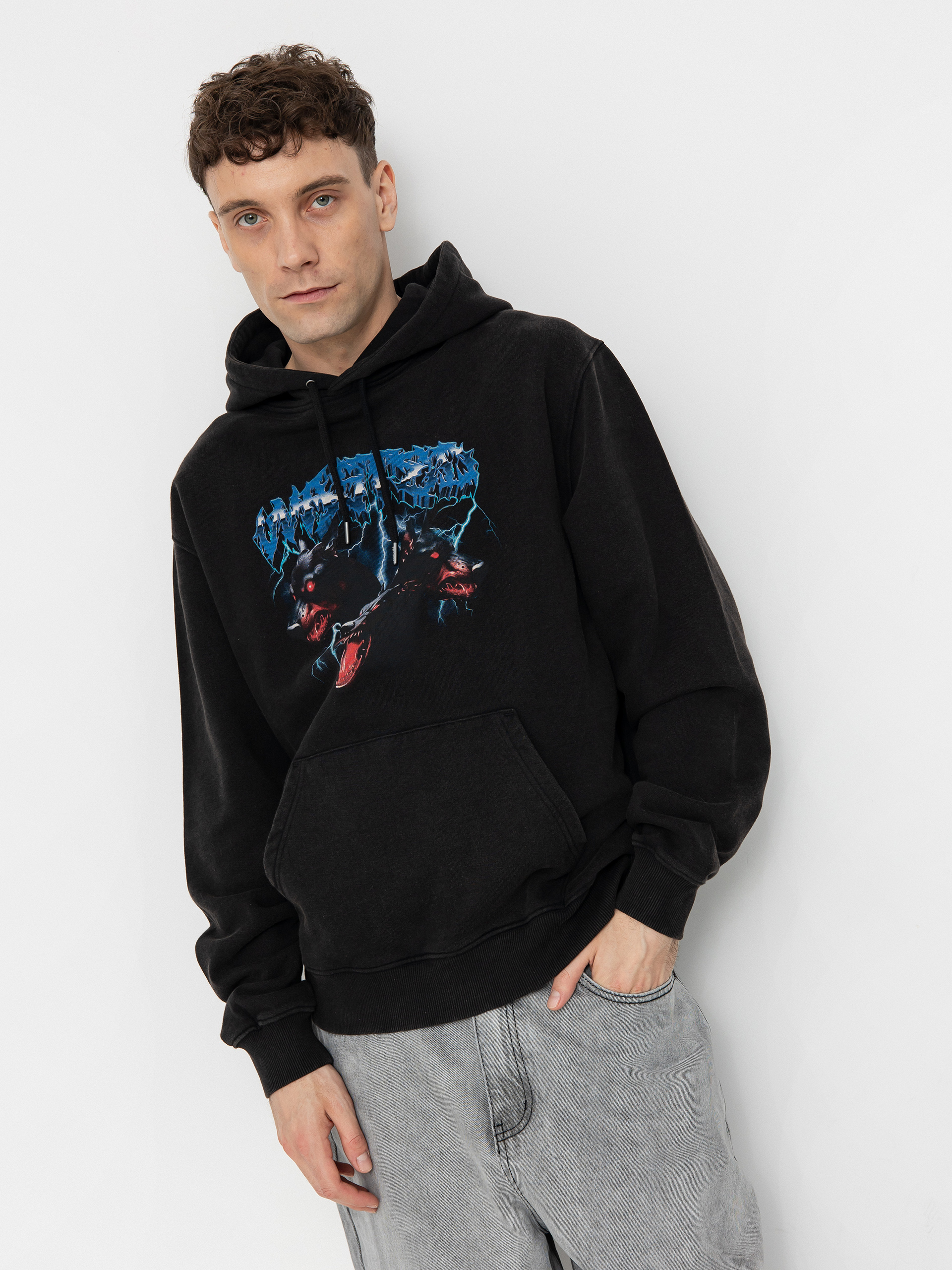 Bluza z kapturem Wasted Paris Orthos HD (faded black)