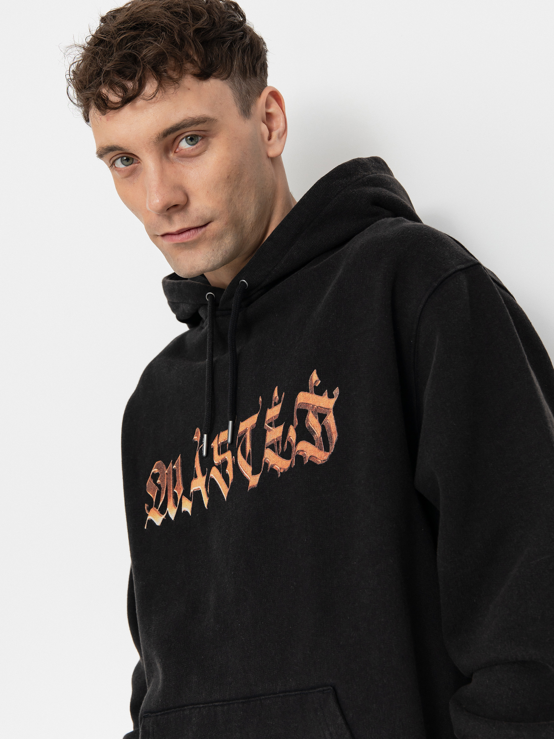 Bluza z kapturem Wasted Paris Mirage HD (faded black)