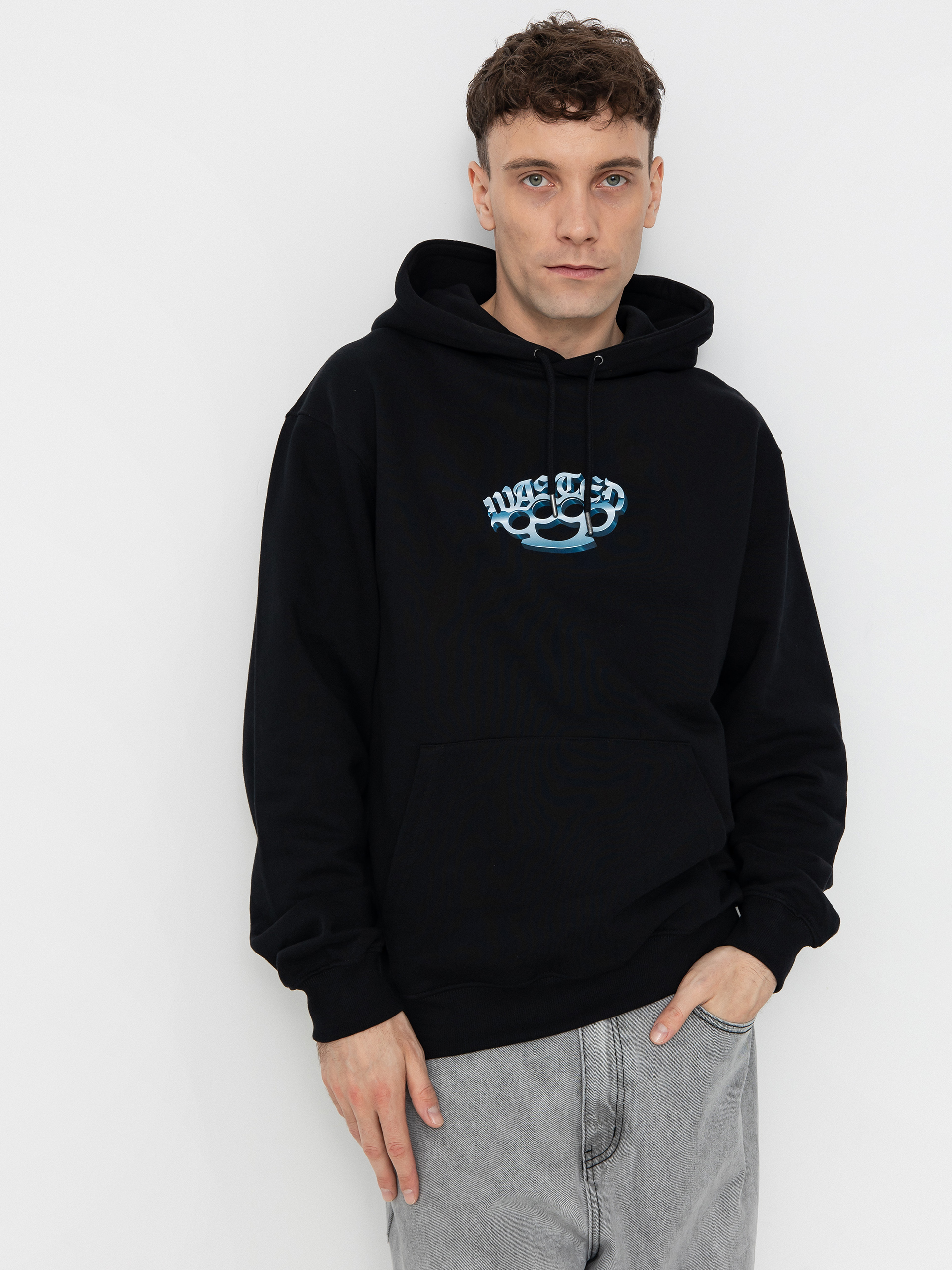 Bluza z kapturem Wasted Paris Knuckles HD (black)