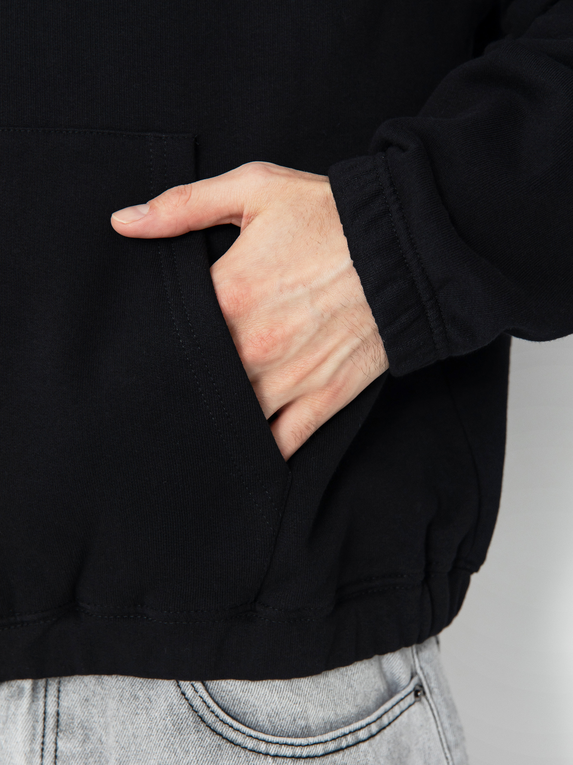 Bluza z kapturem Wasted Paris Kingdom Curve Destroy Boxy ZHD (black)