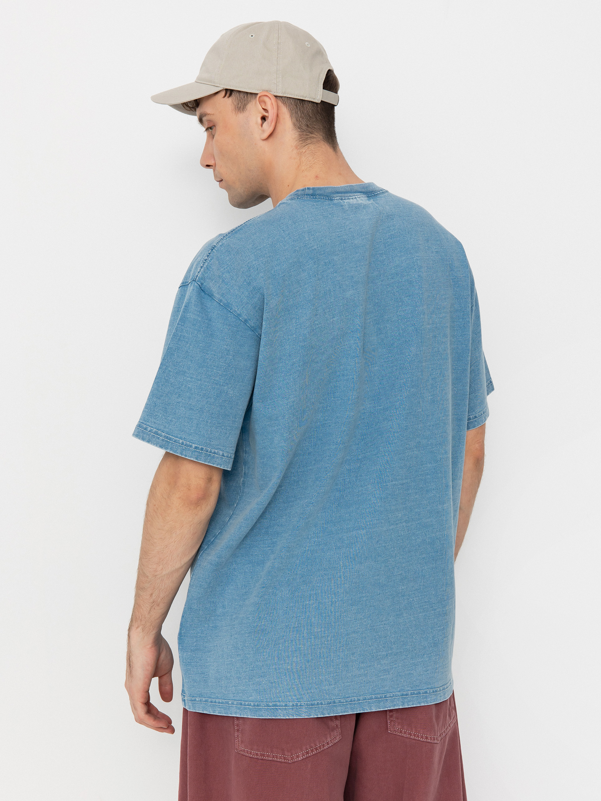 T-shirt Carhartt WIP Ingo Pocket (light blue)