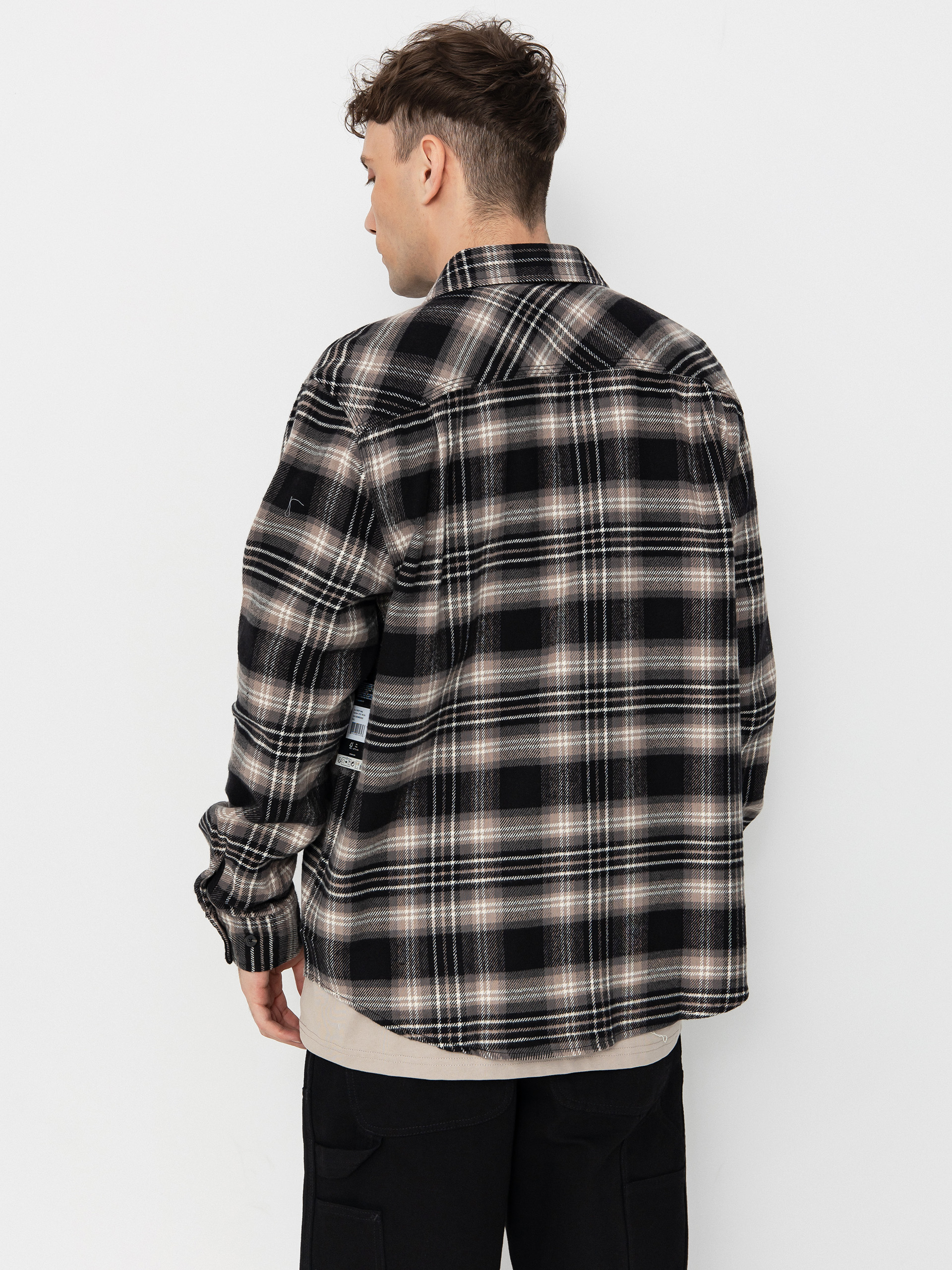 Koszula Brixton Bowery Flannel (black/charcoal/beige)