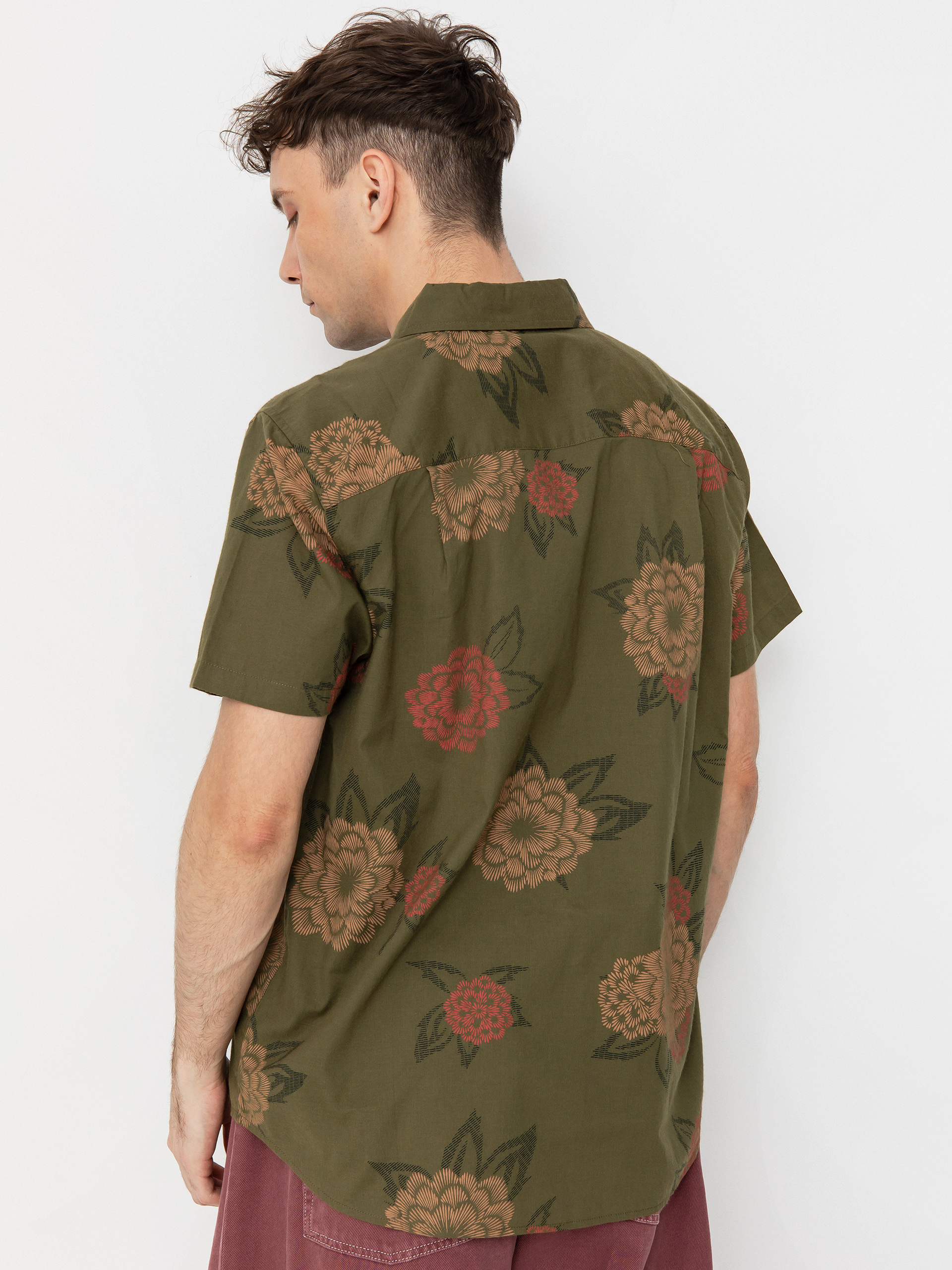 Koszula Brixton Charter Print (ivy green/painterly floral)