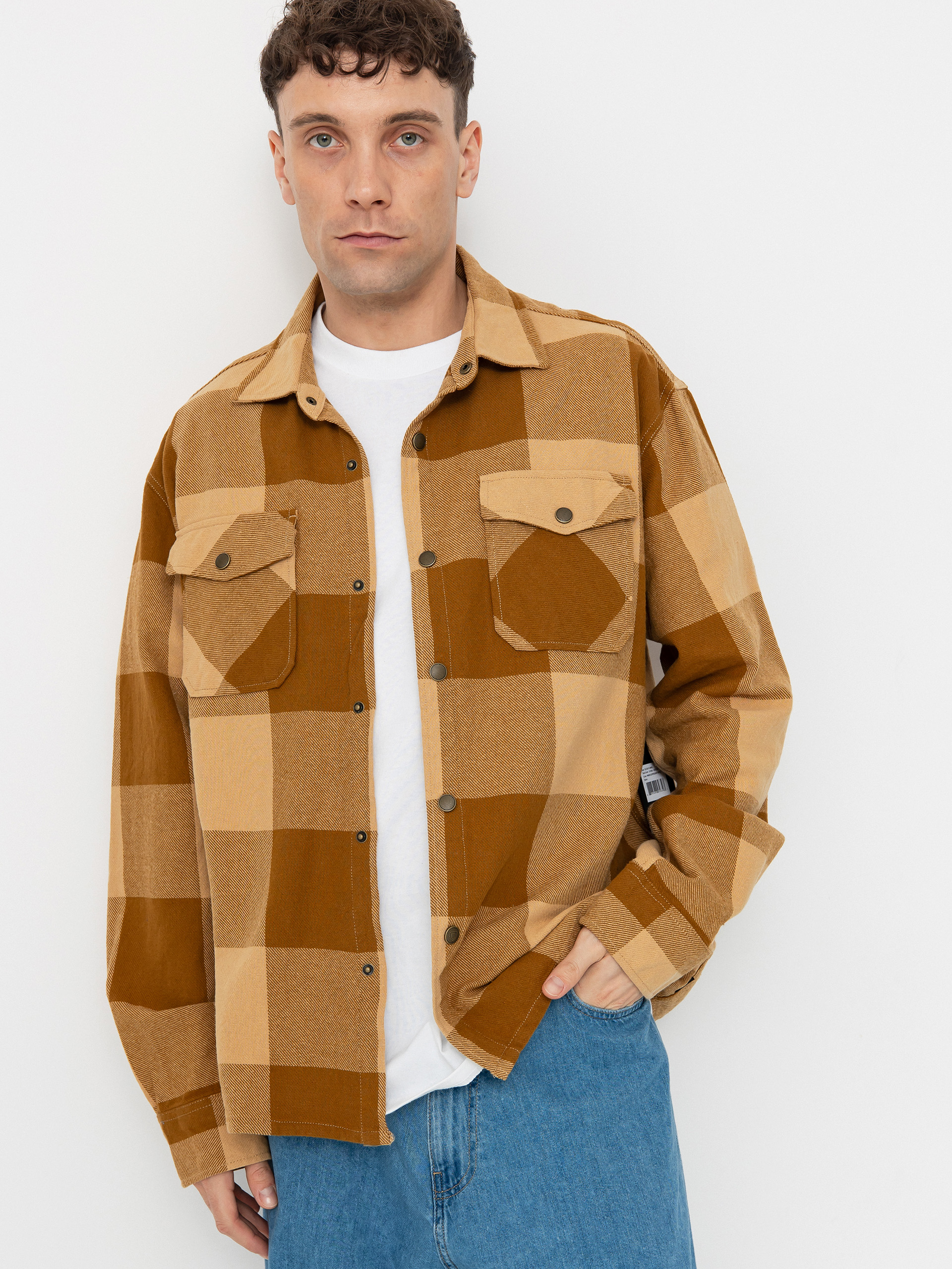 Koszula Brixton Selden Flannel (washed copper/curry buffalo)