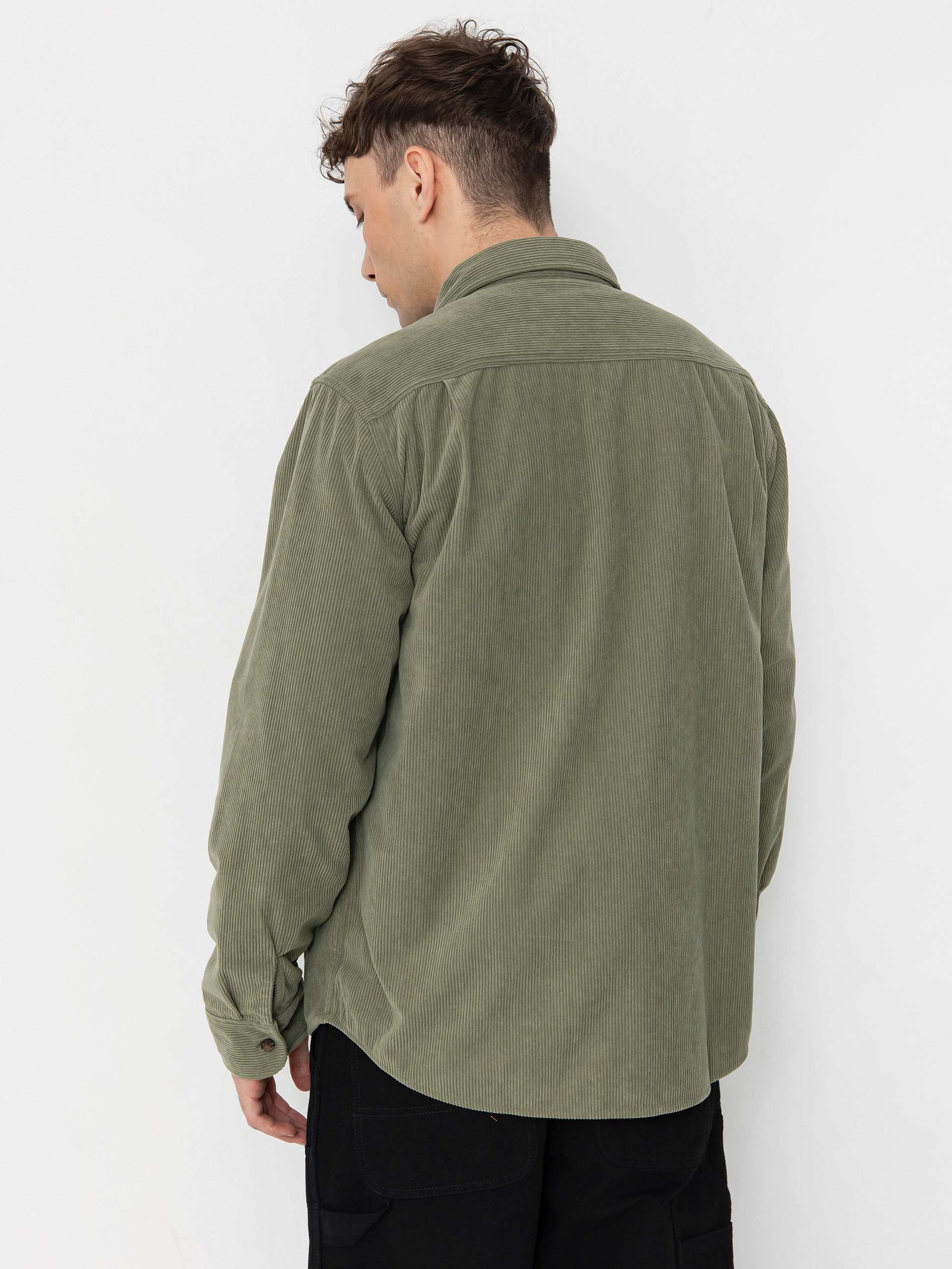 Koszula Brixton The Field Corduroy Overshirt (military olive)