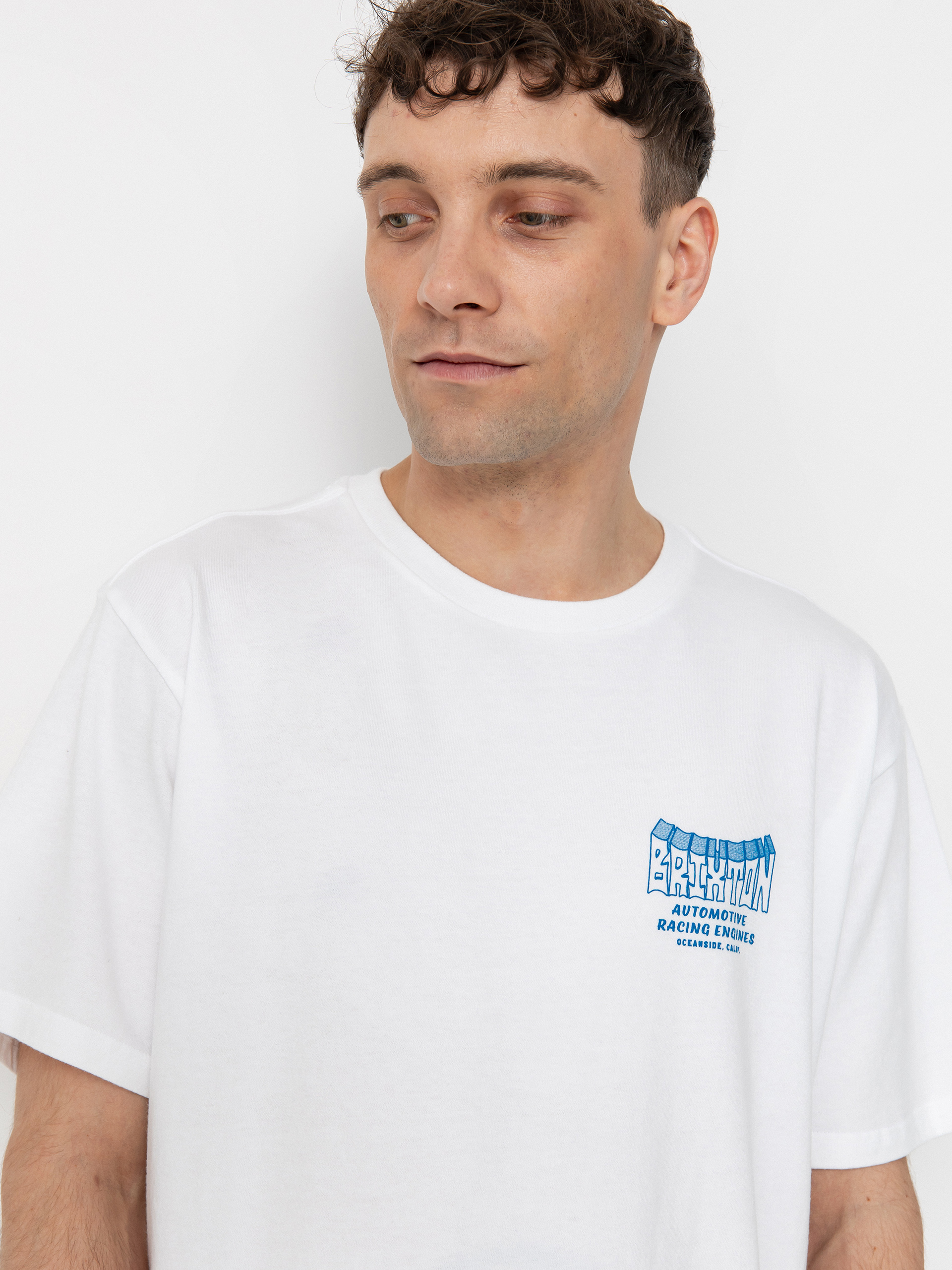 T-shirt Brixton Horsepower Stt (white)