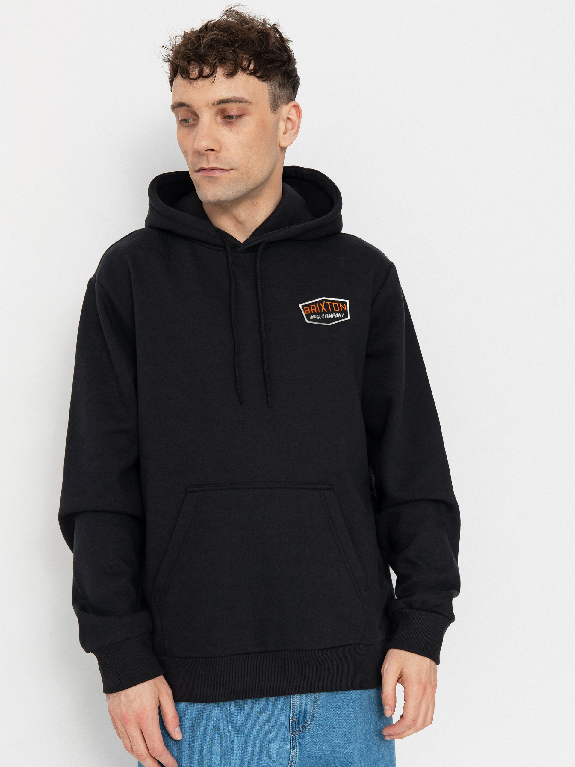 Bluza z kapturem Brixton Freeman HD (black)