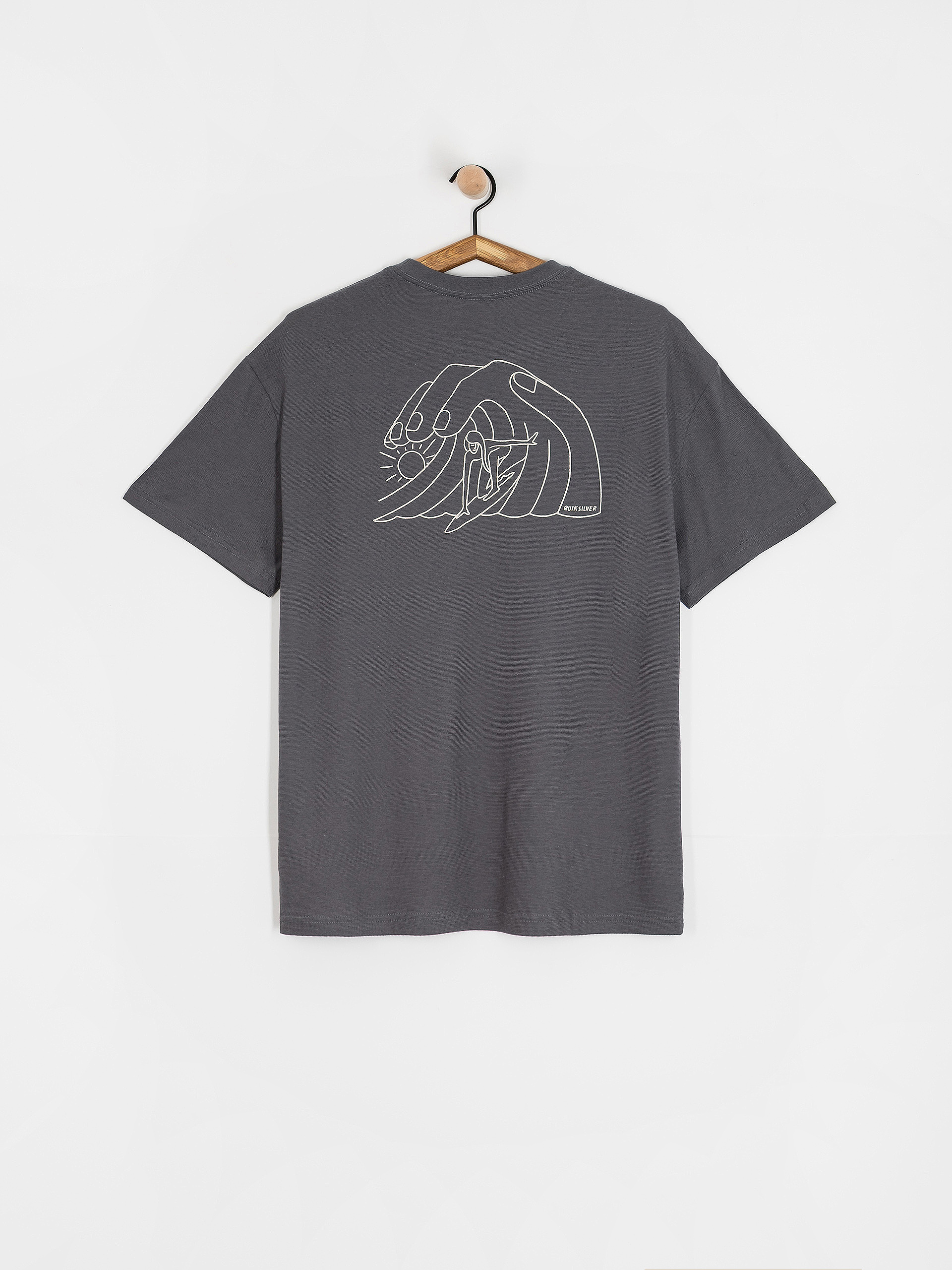 T-shirt Quiksilver Freedom Swell (iron gate)