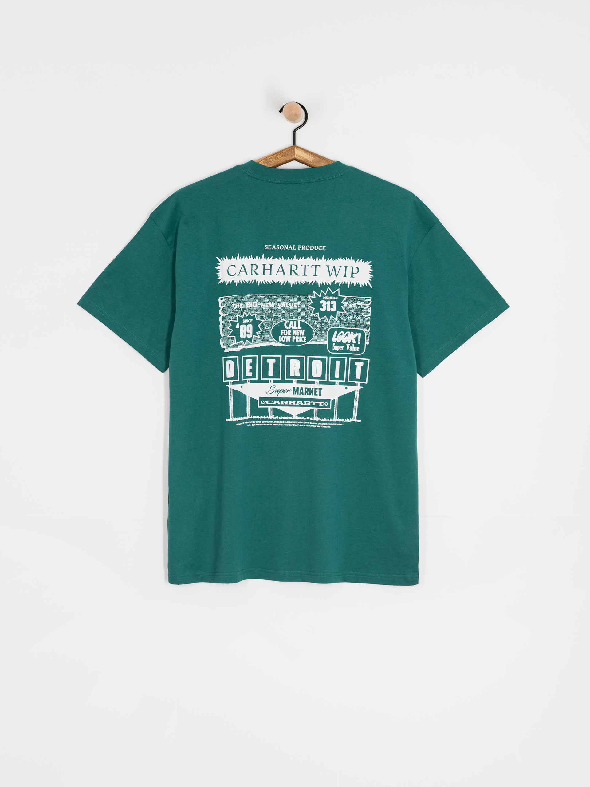 T-shirt Carhartt WIP Catalogue (rainforest/white)