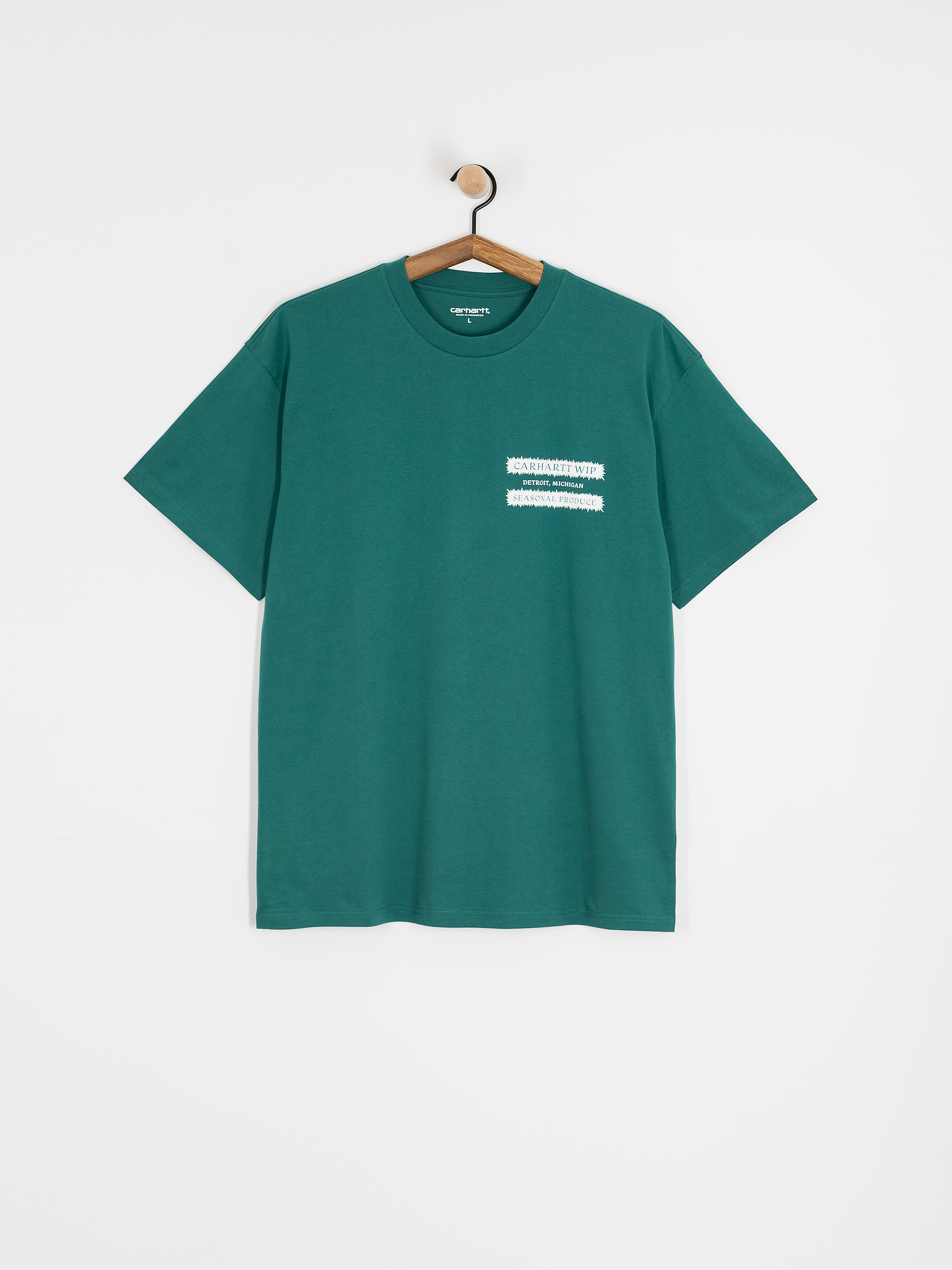 T-shirt Carhartt WIP Catalogue (rainforest/white)