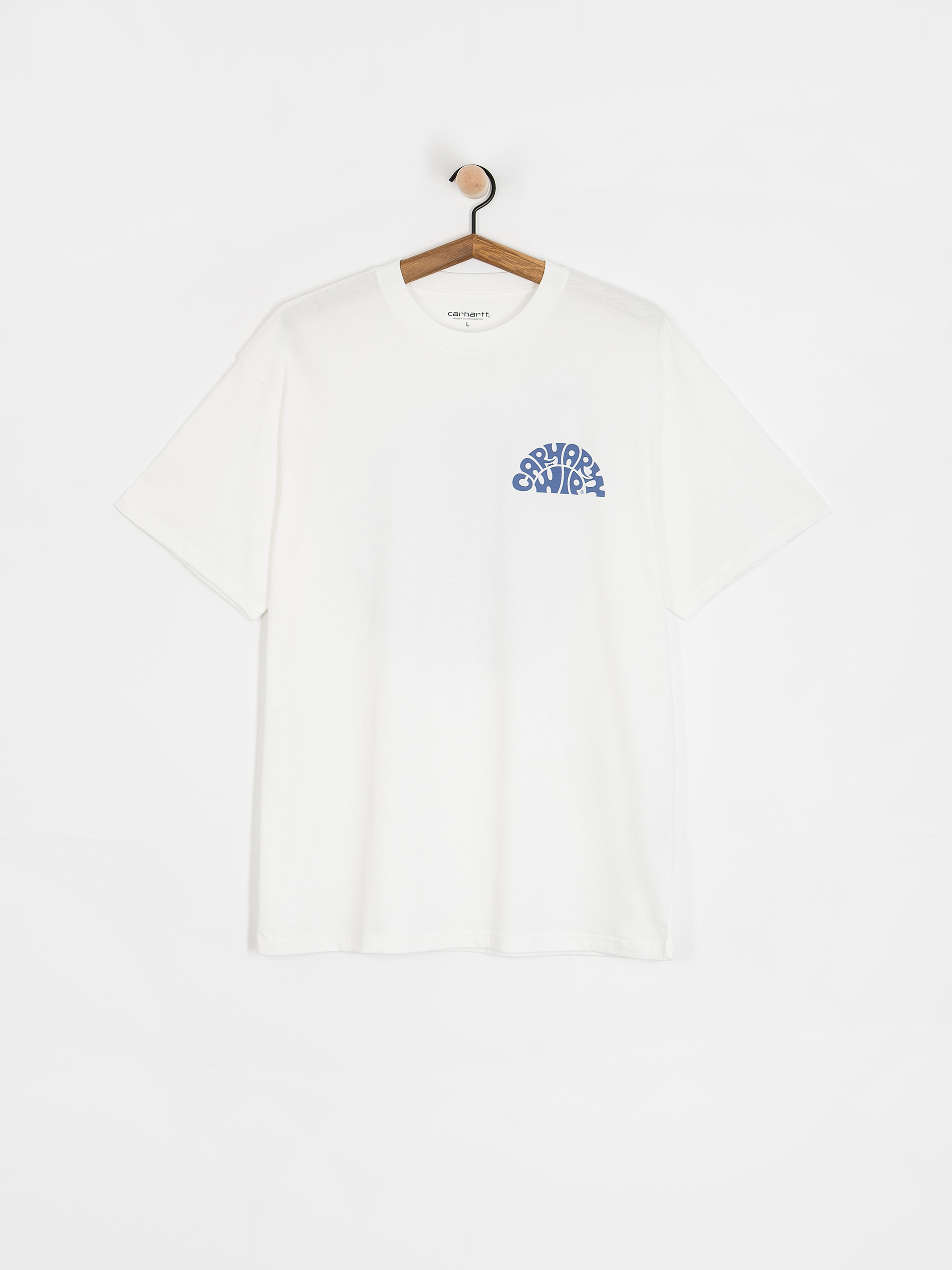 T-shirt Carhartt WIP Jazzy (white/blue iris)