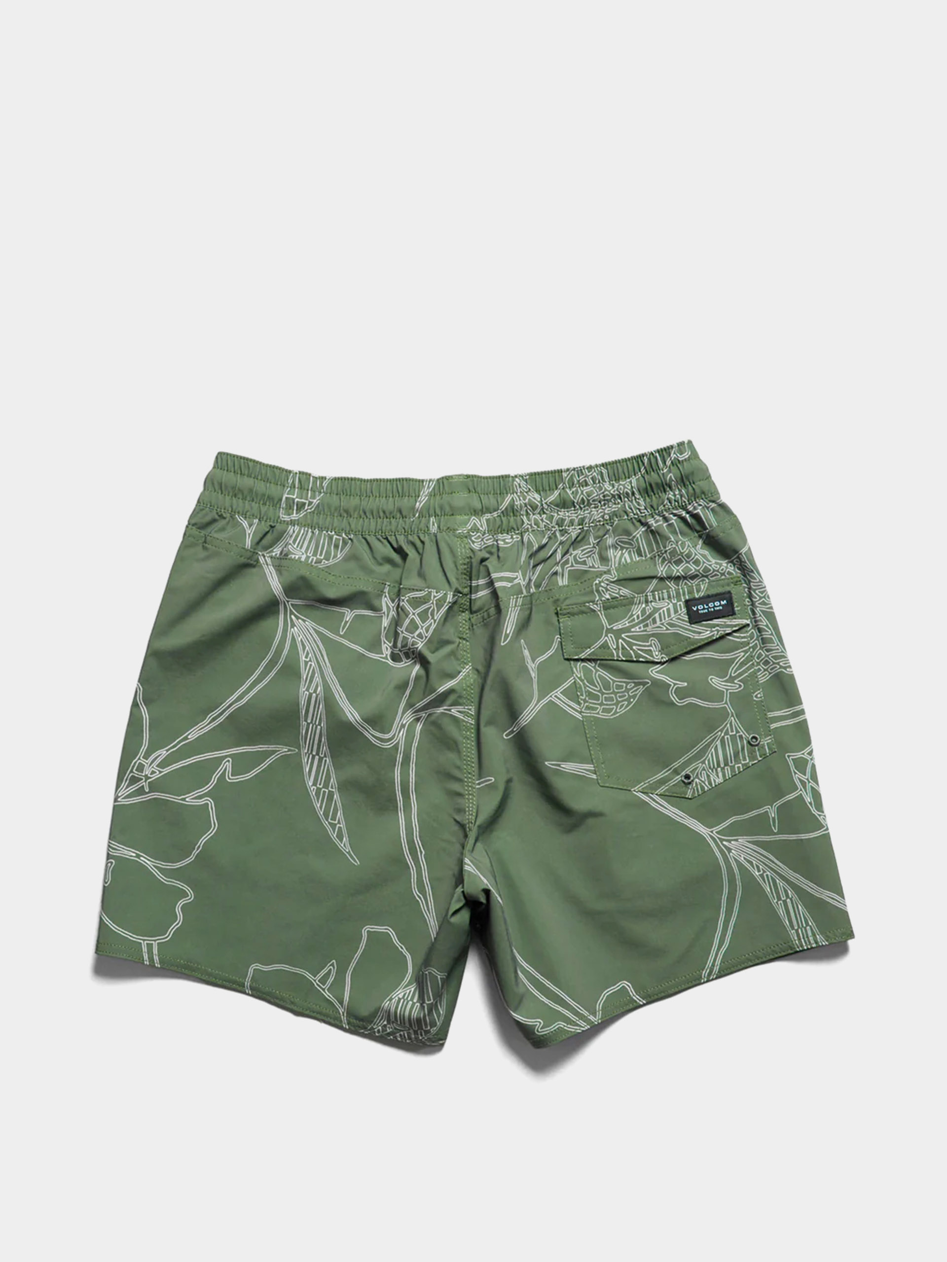 Szorty Volcom Lido Print Trunk 16 (light olive)