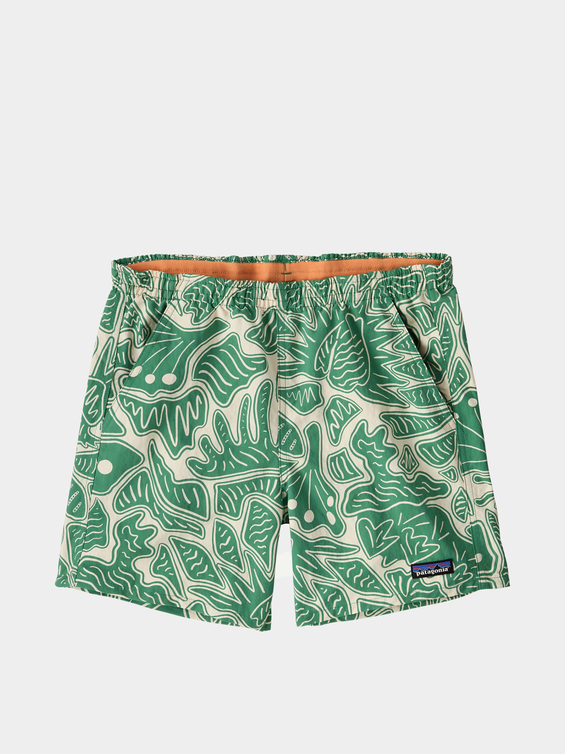 Szorty Patagonia Baggies 5in Wmn (bees and flowers/heartleaf green)