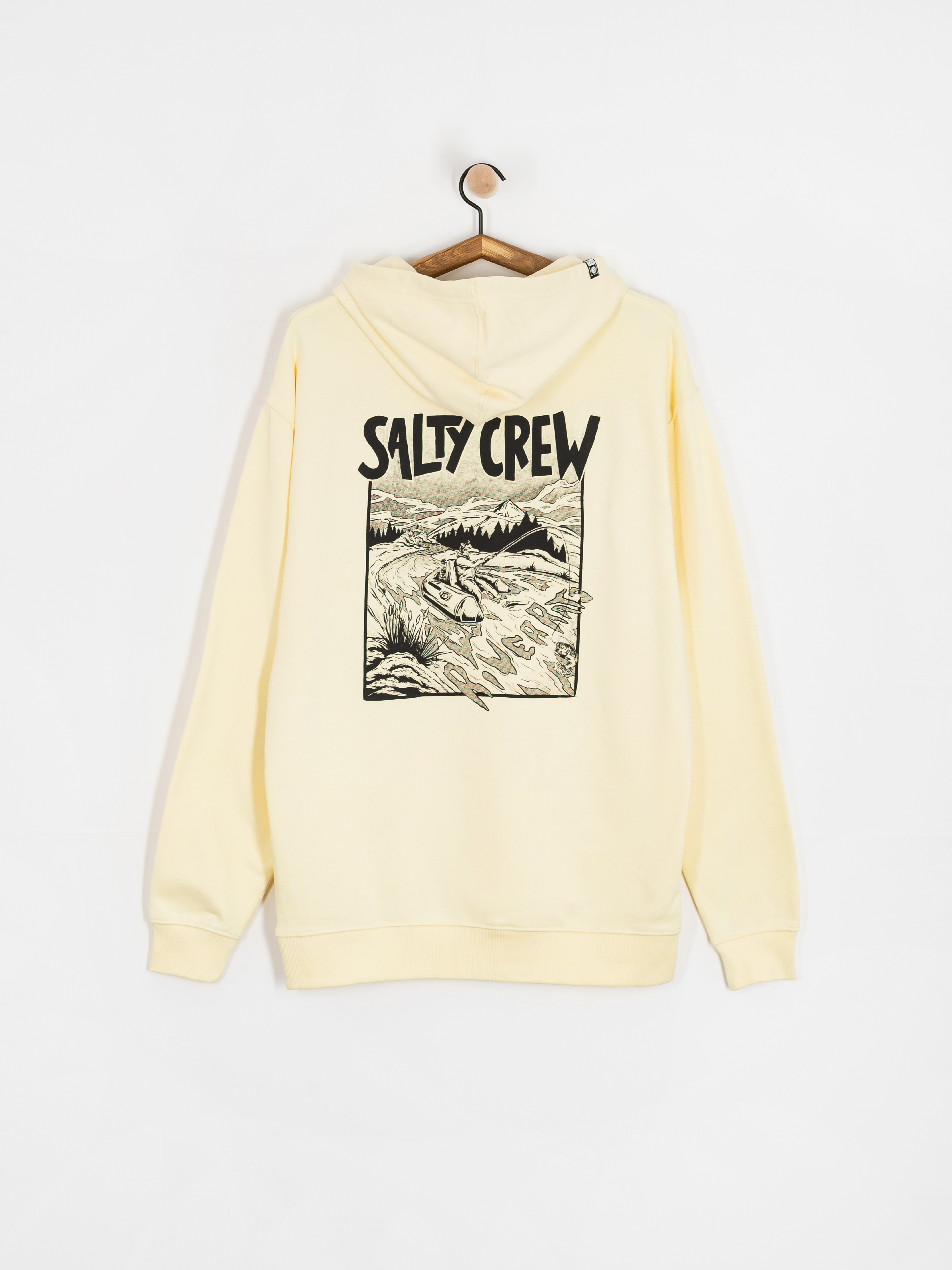 Bluza z kapturem Salty Crew River Rats HD (transparent yellow)