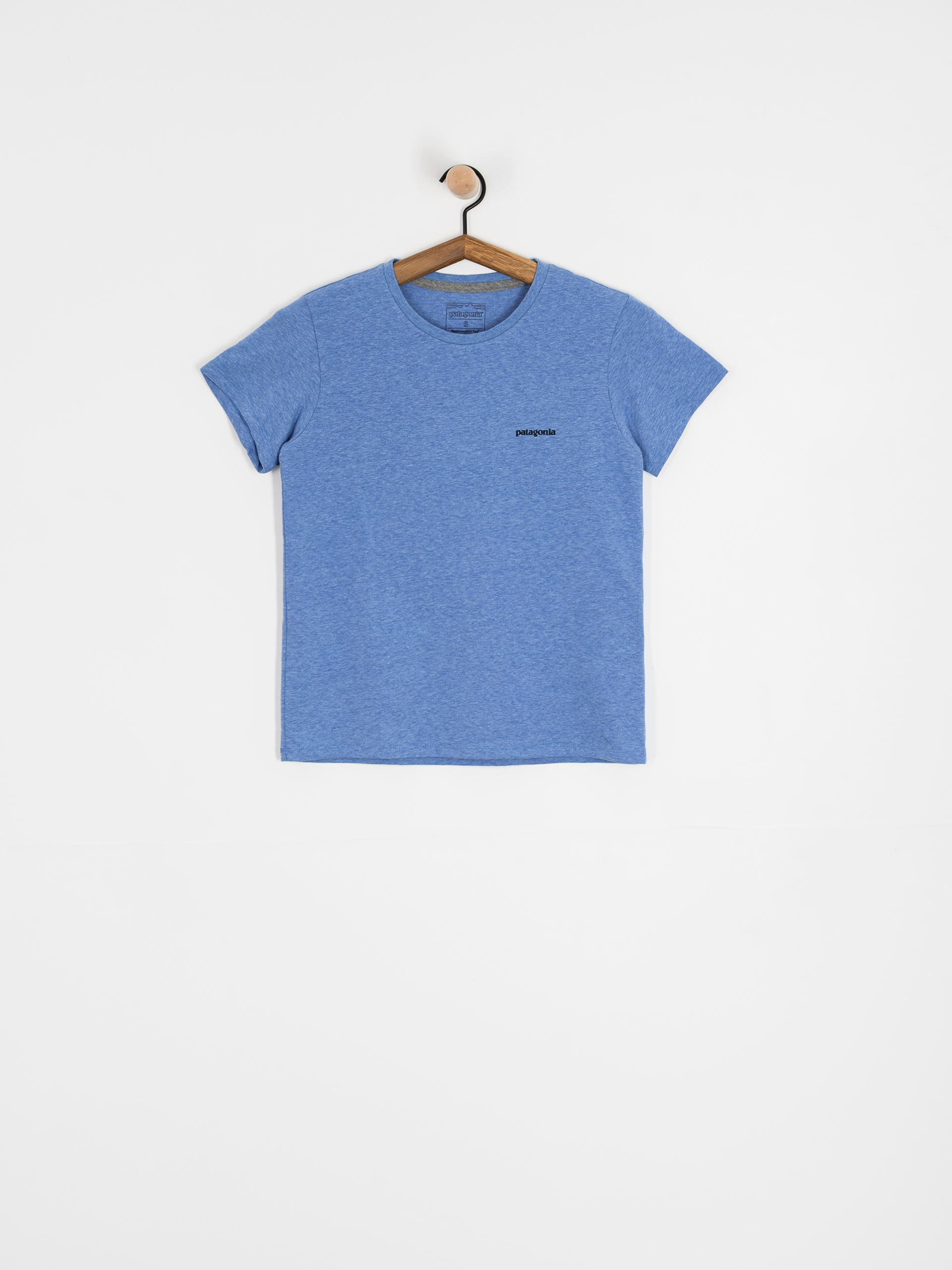T-shirt Patagonia P 6 Logo Responsibili Wmn (abundant blue)