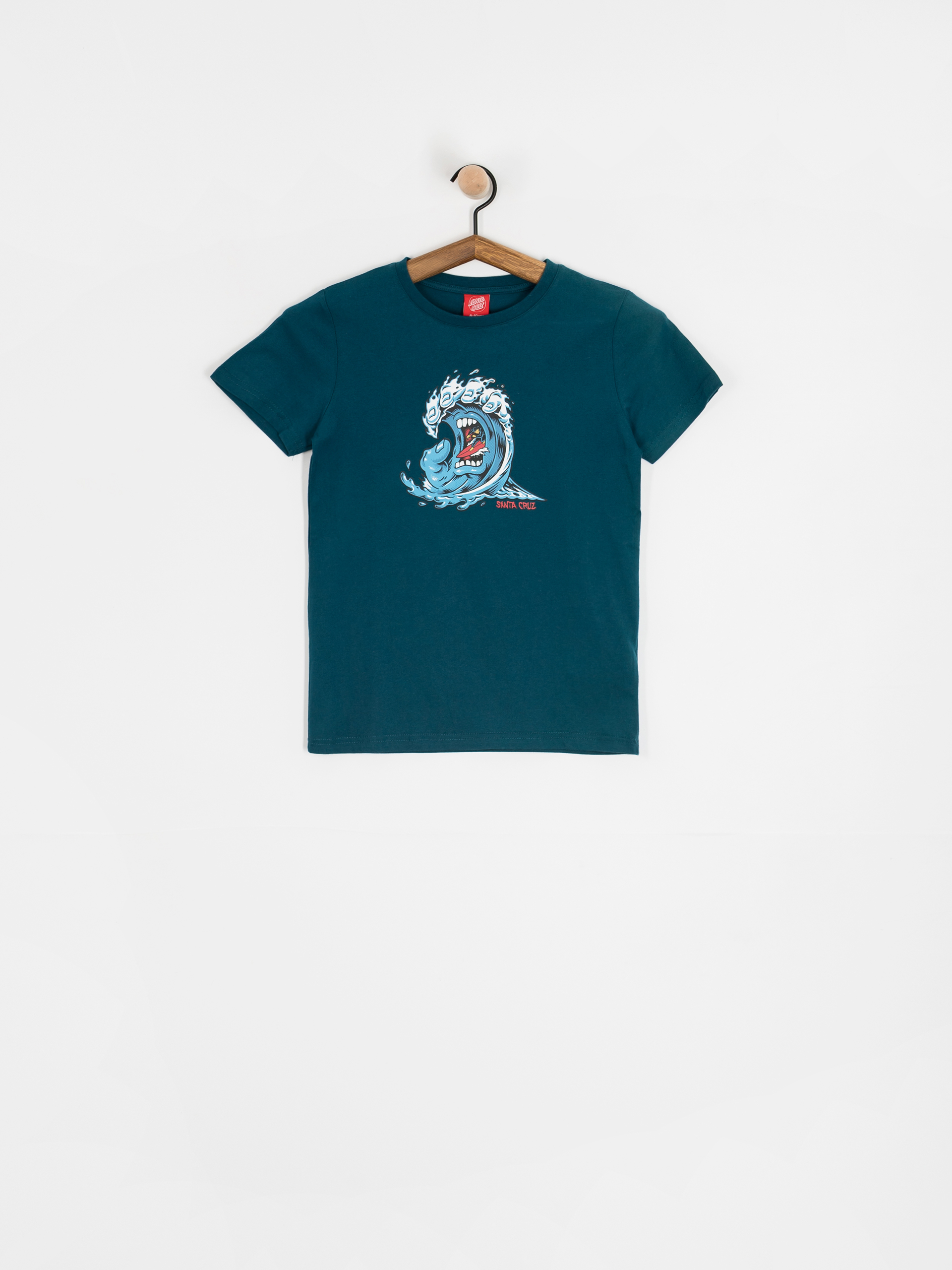 T-shirt Santa Cruz Screaming Wave Front JR (tidal teal)