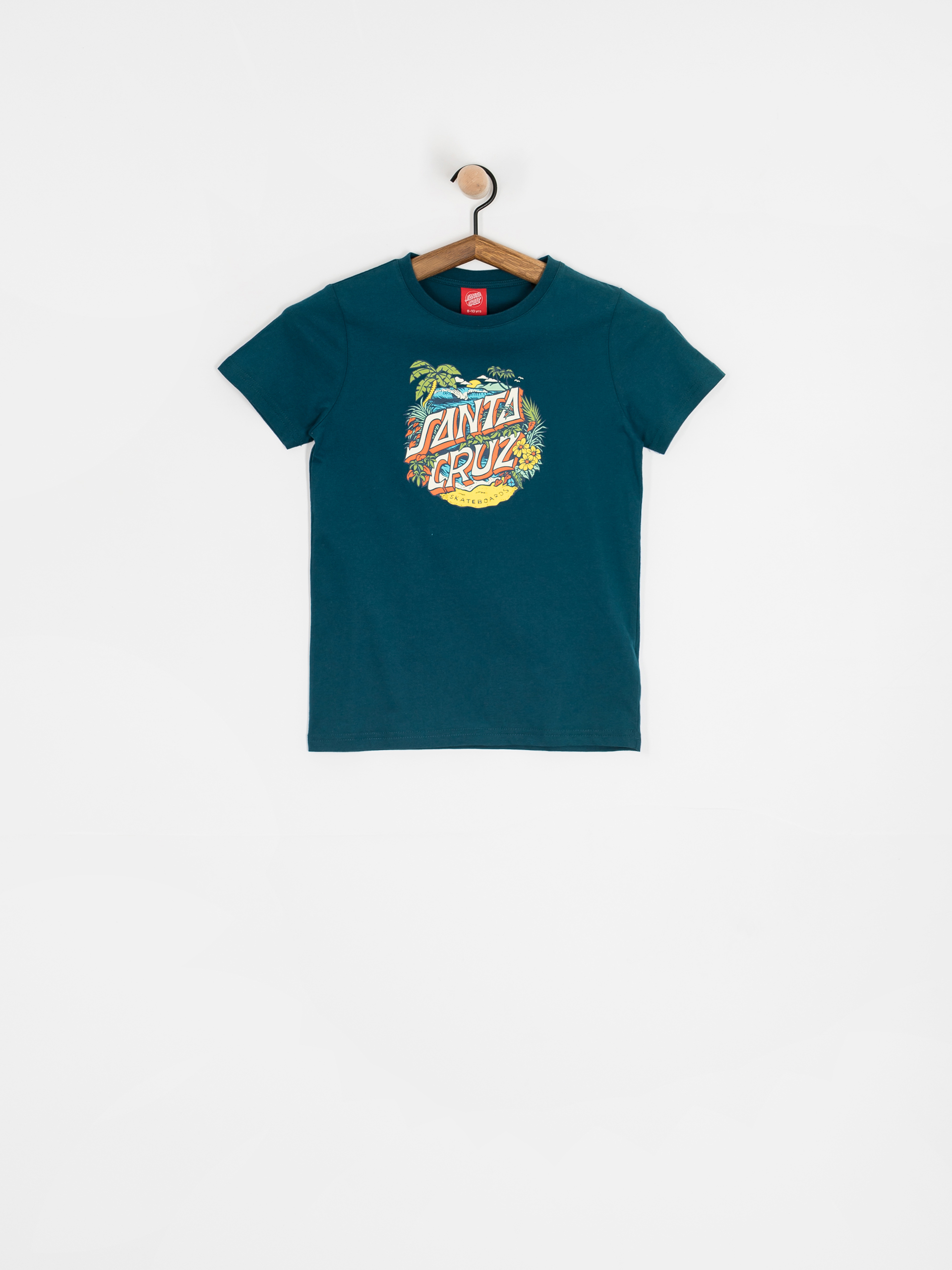 T-shirt Santa Cruz Aloha Dot Front JR (tidal teal)