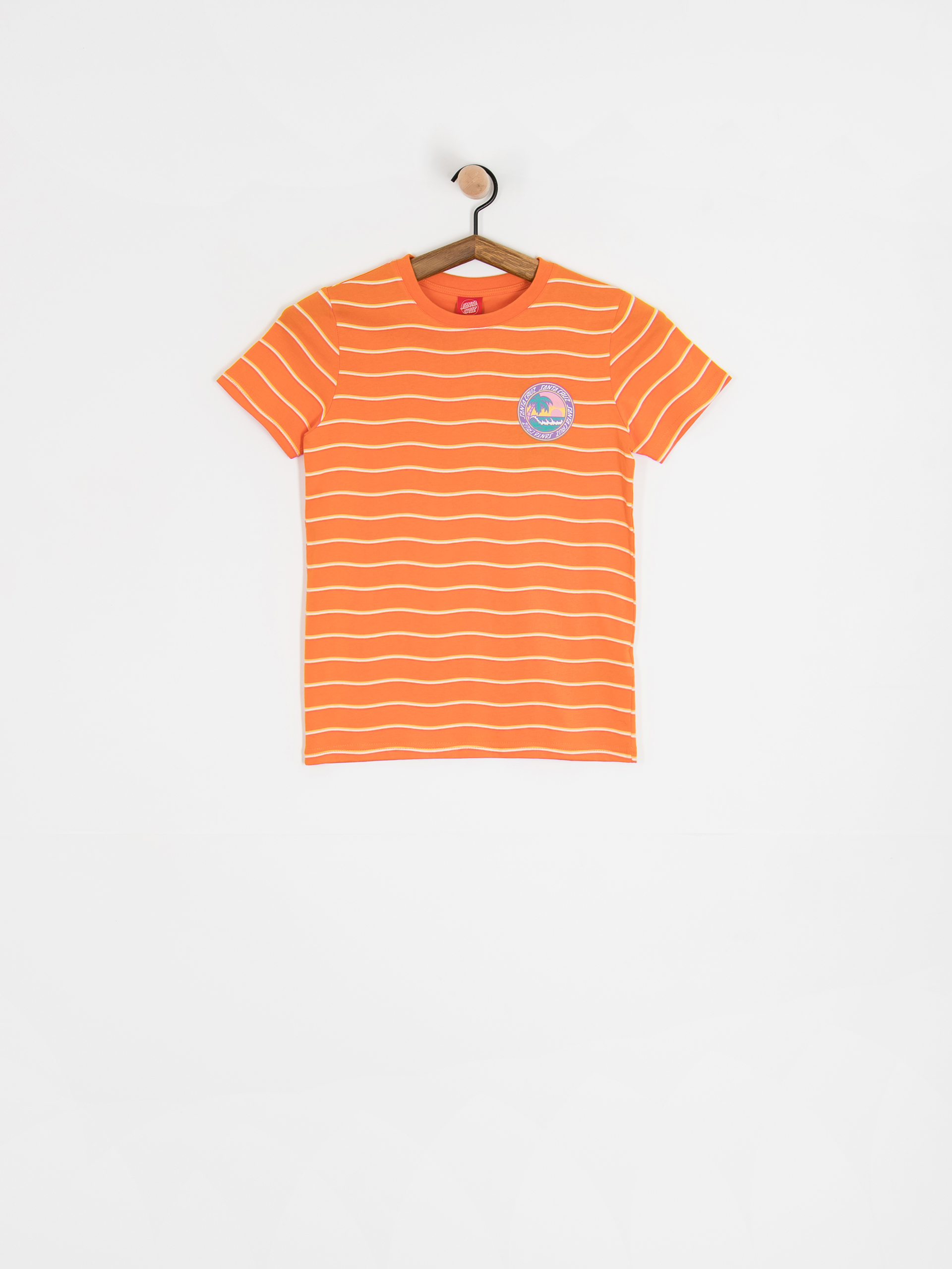 T-shirt Santa Cruz Paradise Break JR (apricot wave stripe)