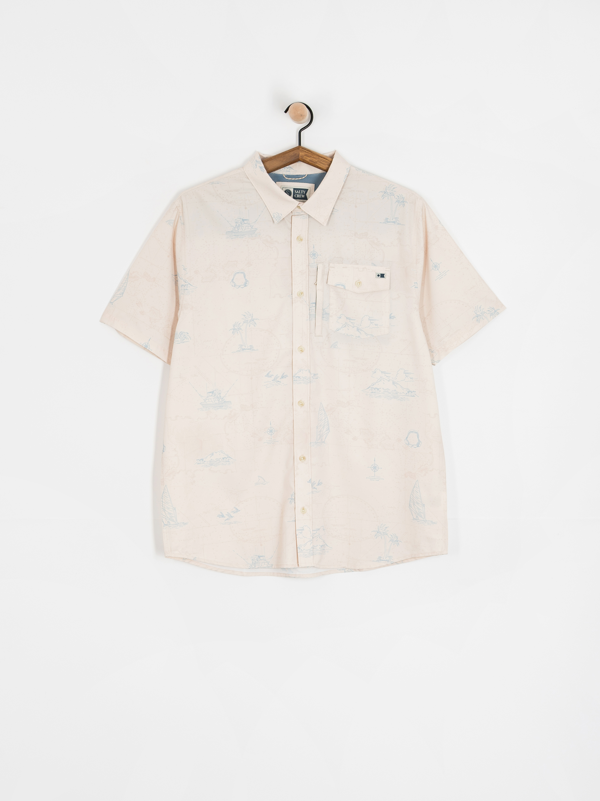 Koszula Salty Crew Helmsman Uv Button Up (oyster)