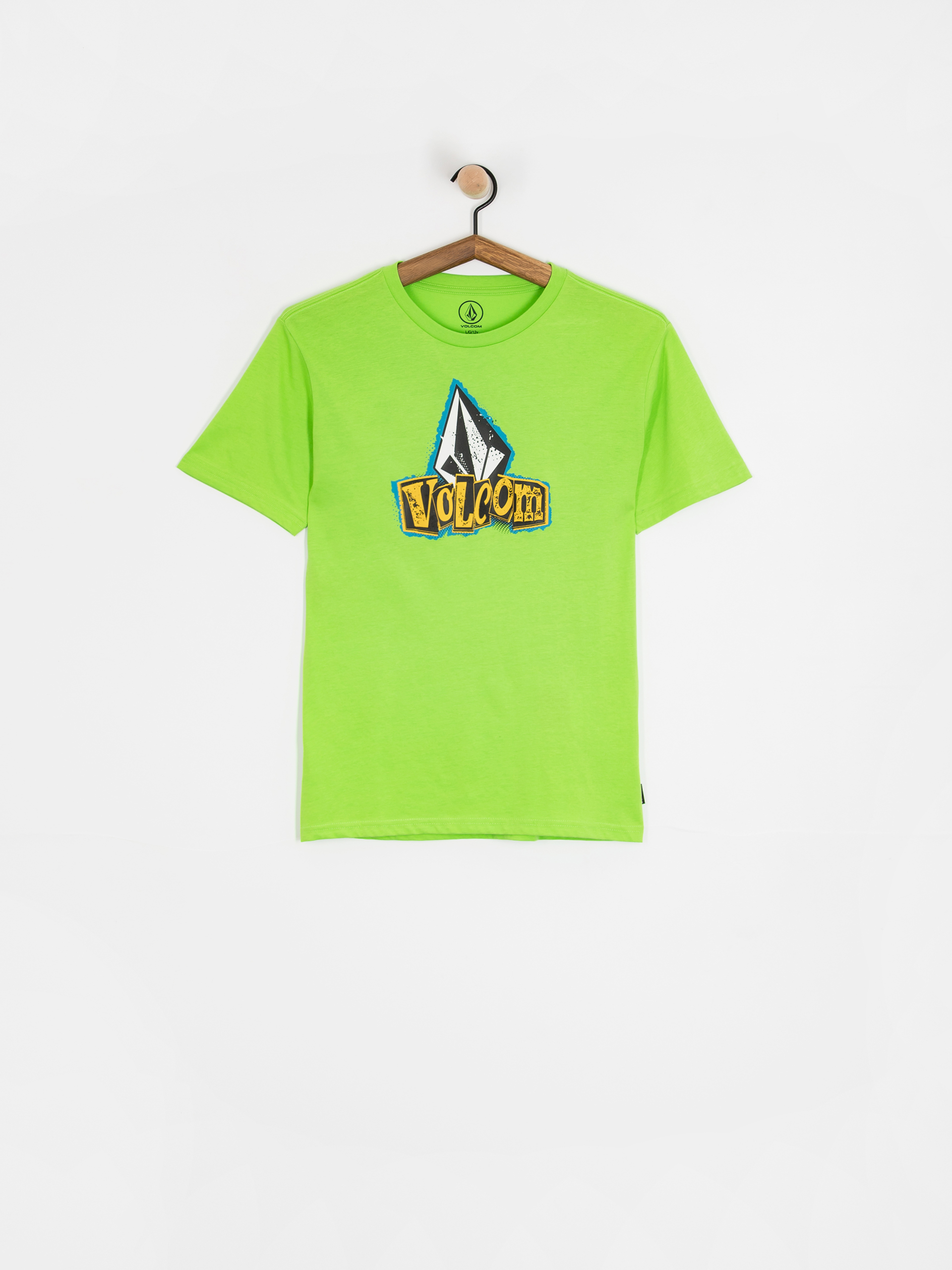 T-shirt Volcom Sticker Stamp JR (electric green)