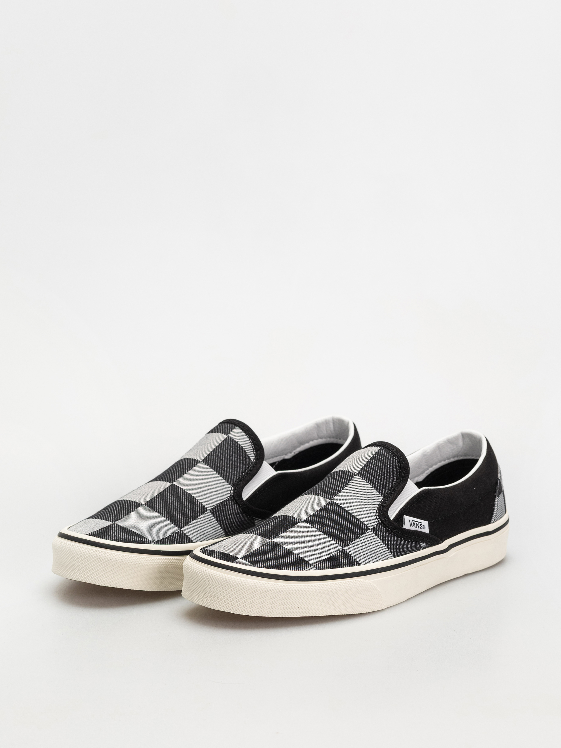 Buty Vans Classic Slip On (mono checkerboard black)