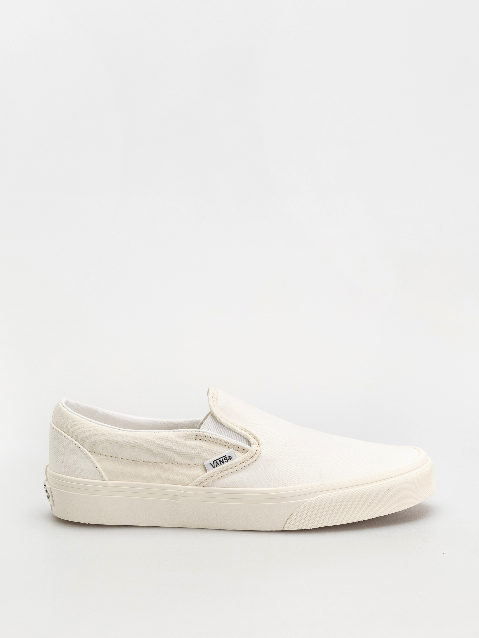Buty Vans Classic Slip On biały (mono checkerboard white)