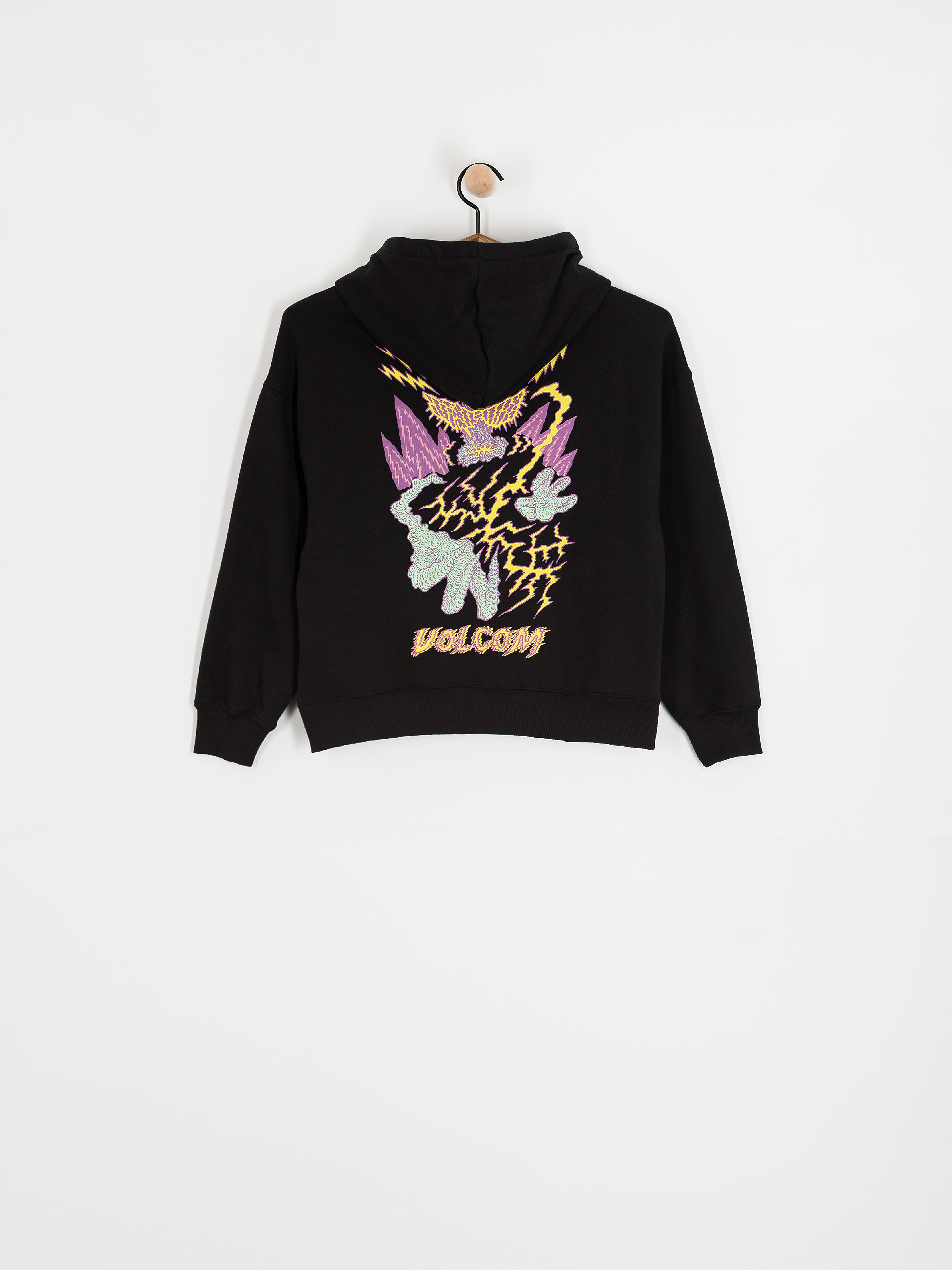 Bluza z kapturem Volcom Fa Tetsunori HD JR (black)