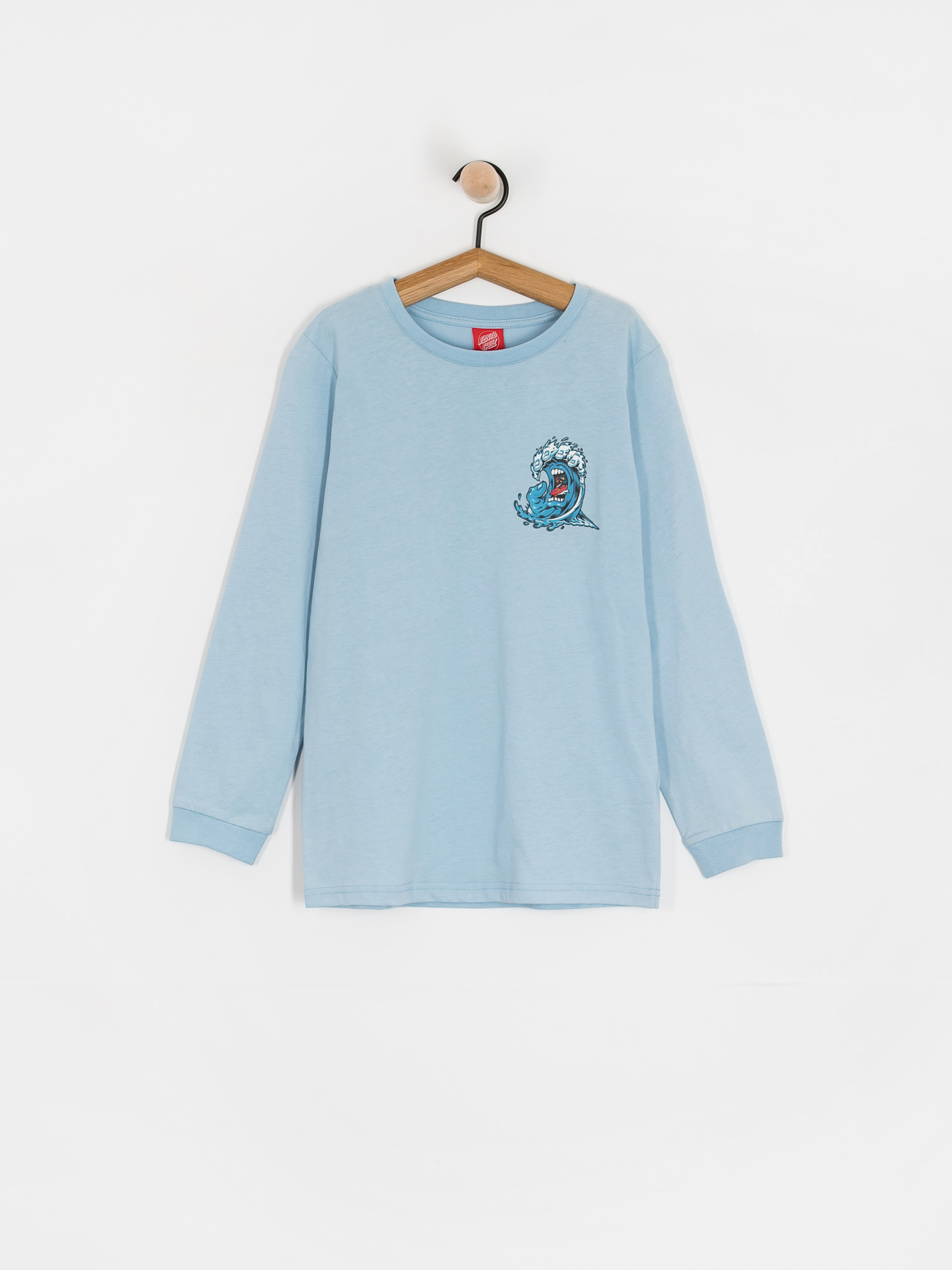 Longsleeve Santa Cruz Screaming Wave JR (sky blue)