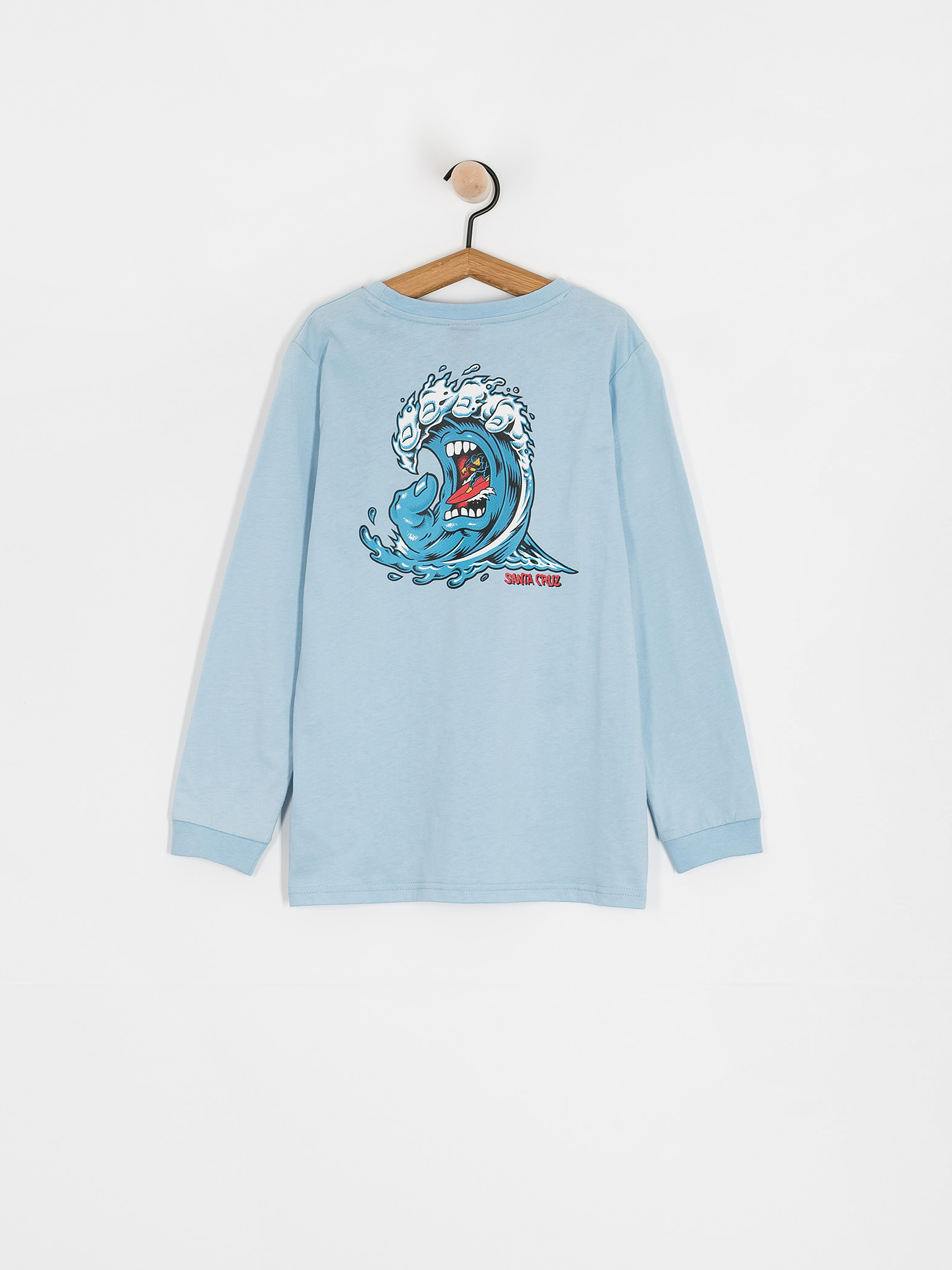 Longsleeve Santa Cruz Screaming Wave JR (sky blue)