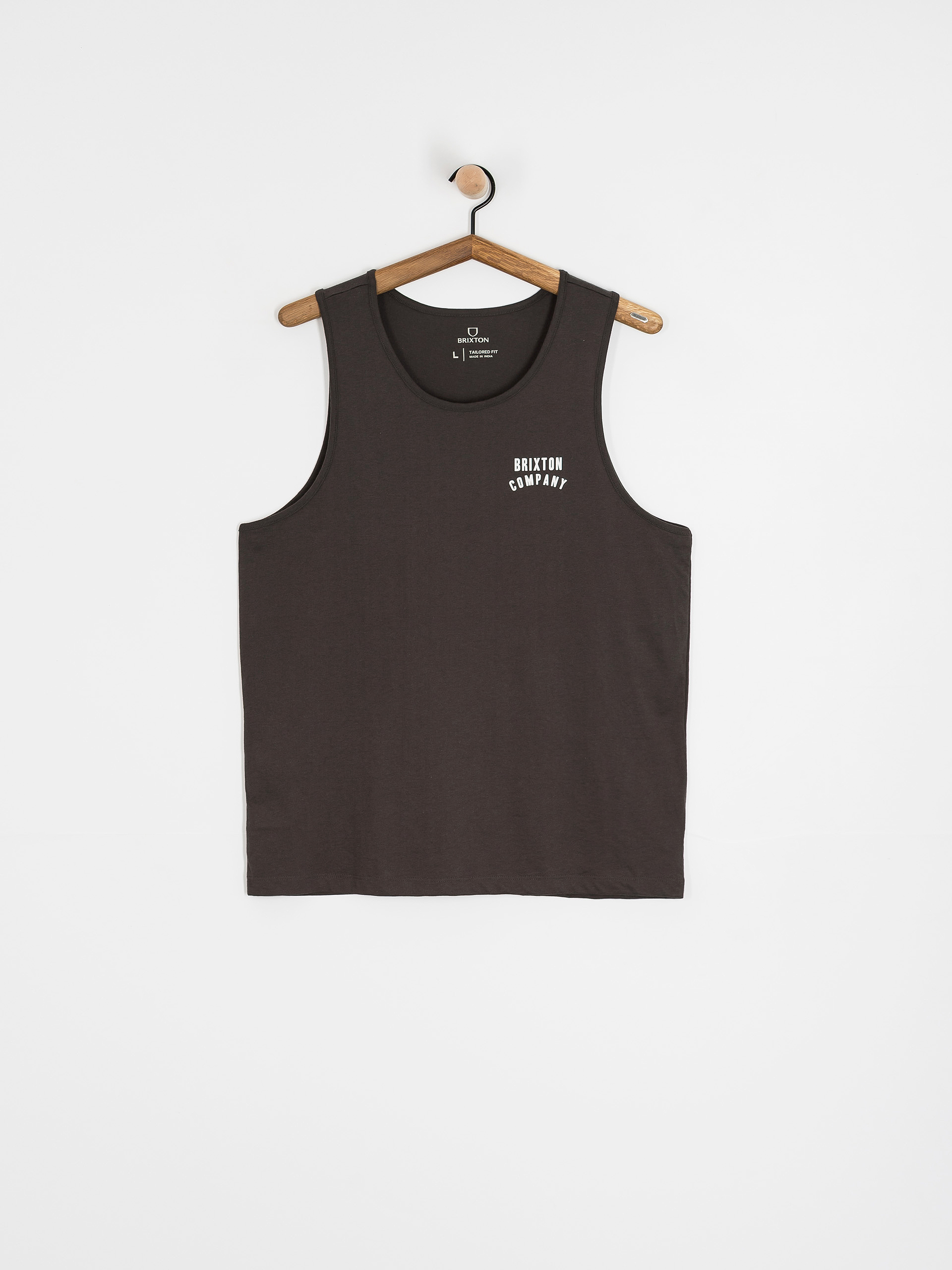 Koszulka Brixton Woodburn (washed black/white/white)