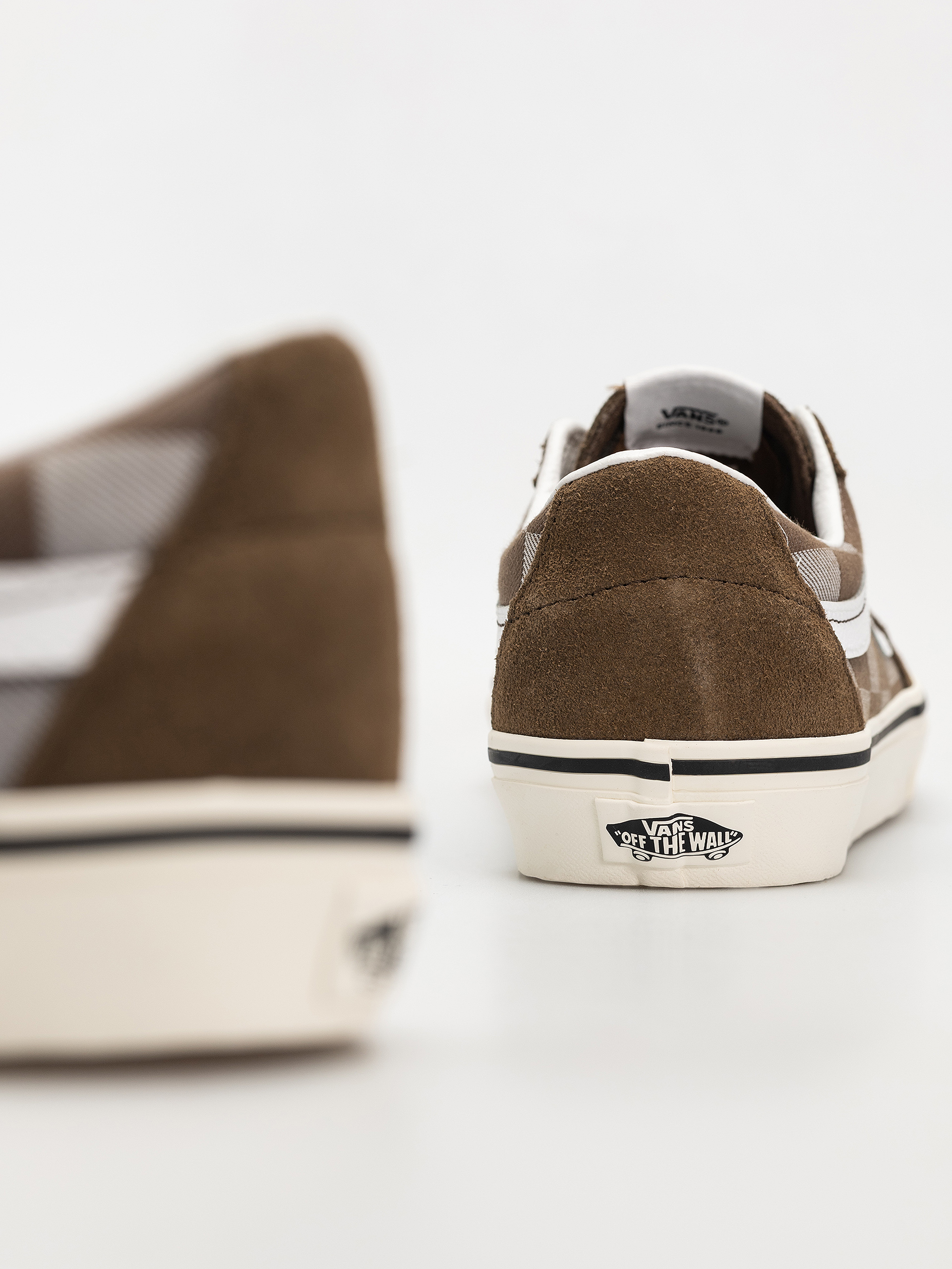 Buty Vans Sk8 Low (mono checkerboard brown)