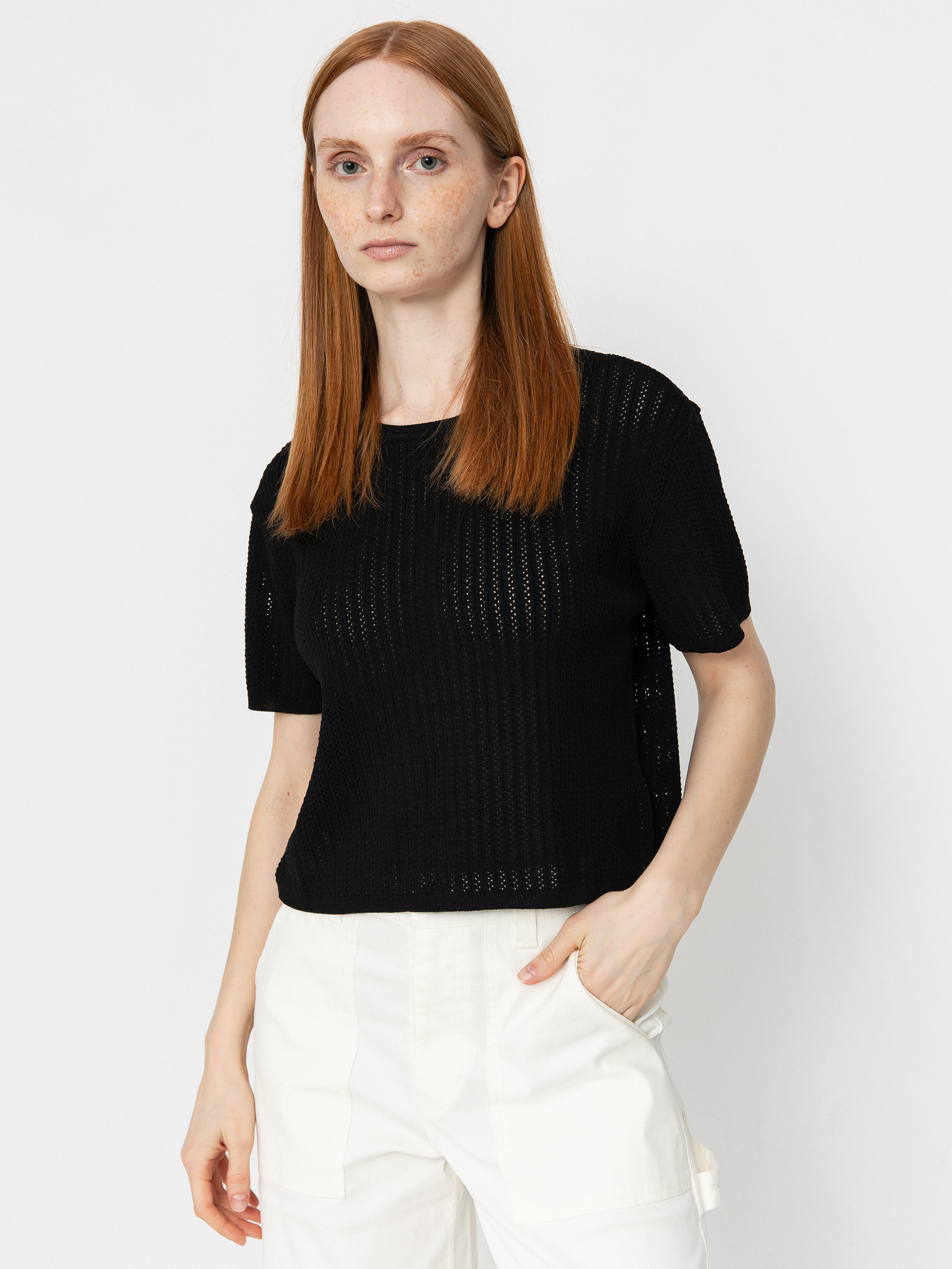 T-shirt Volcom Meshy Beach Wmn (black)