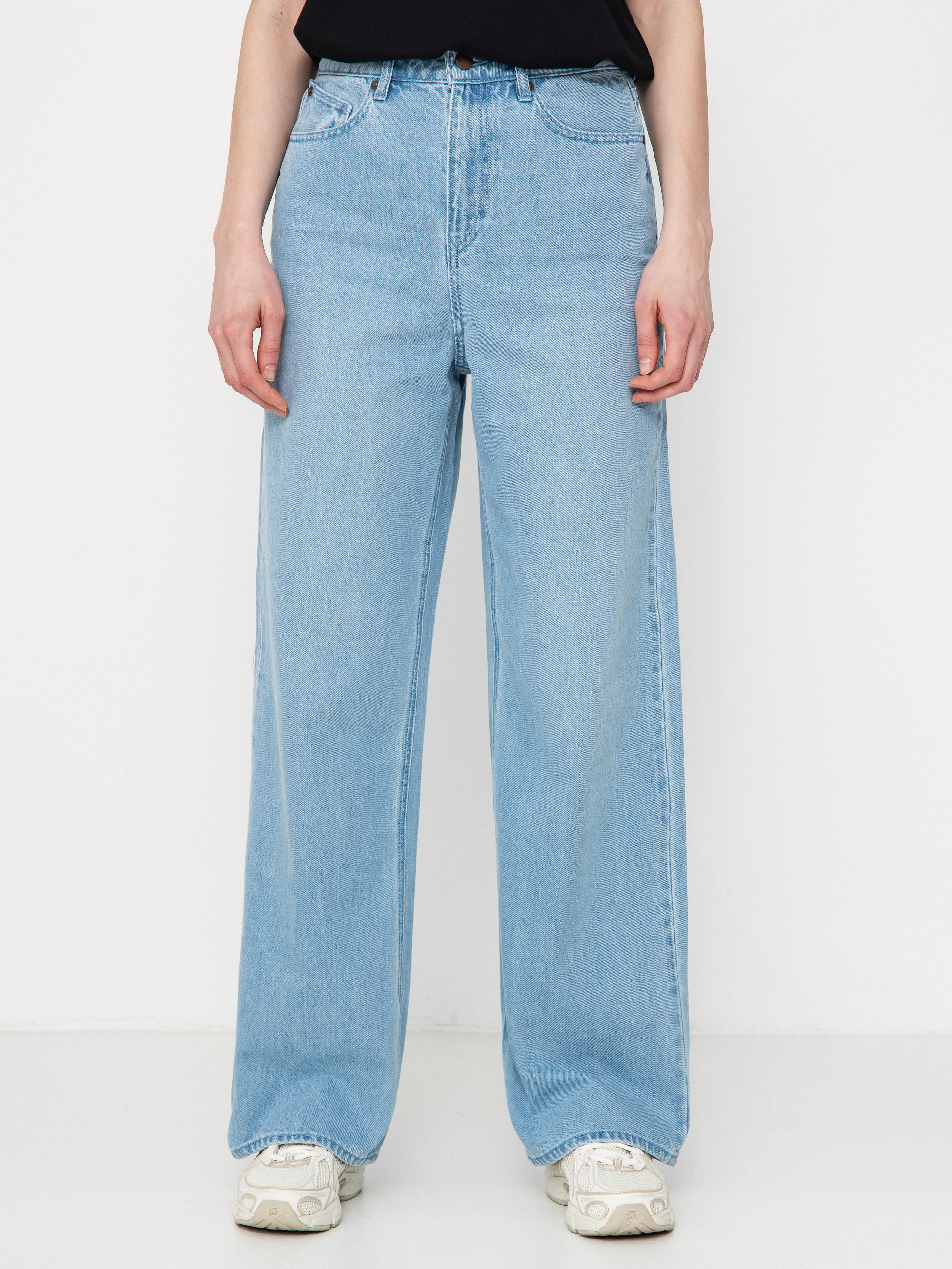Spodnie Volcom Stoned Boyfriend Hi rise Wmn (blue bird)