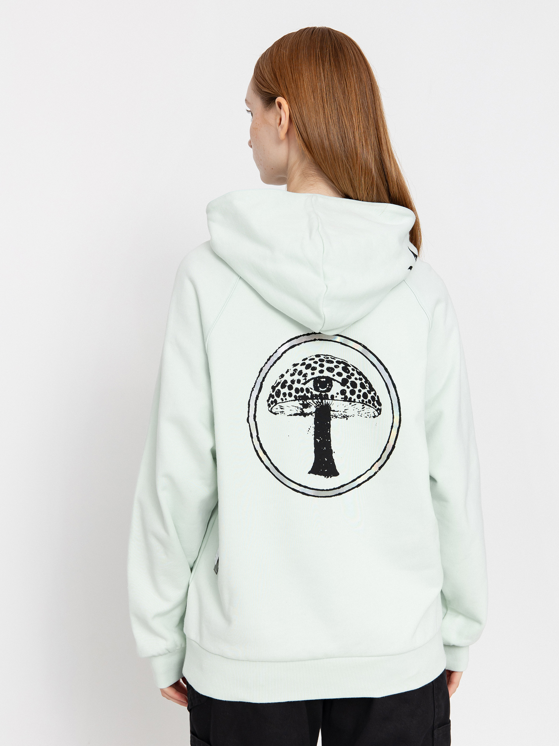 Bluza z kapturem Volcom Fa Filip Rygalski HD Wmn (cloud blue)