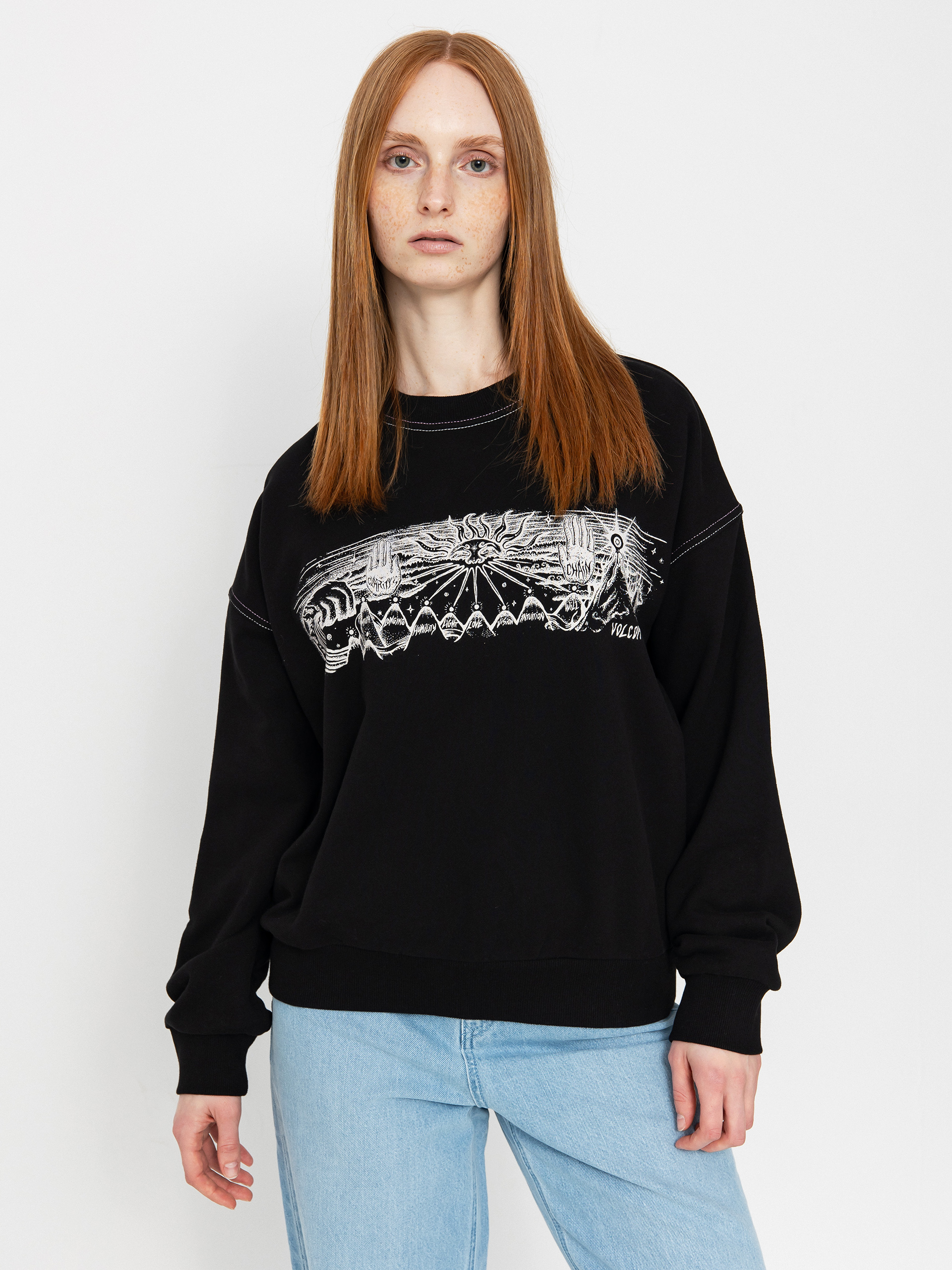 Bluza Volcom Fa Alix Crew Wmn (black)