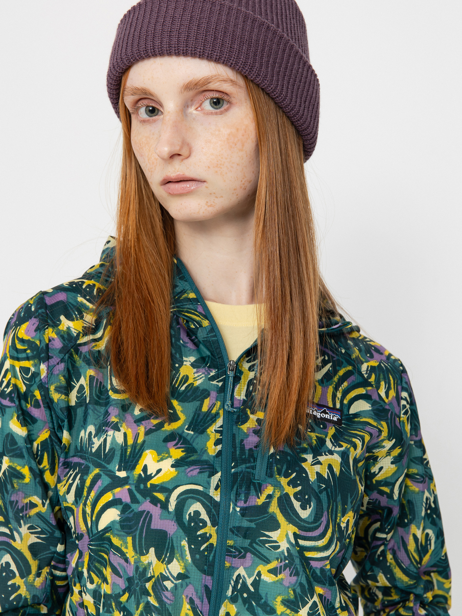 Kurtka Patagonia Houdini Wmn (wild botanist/wetland blue)