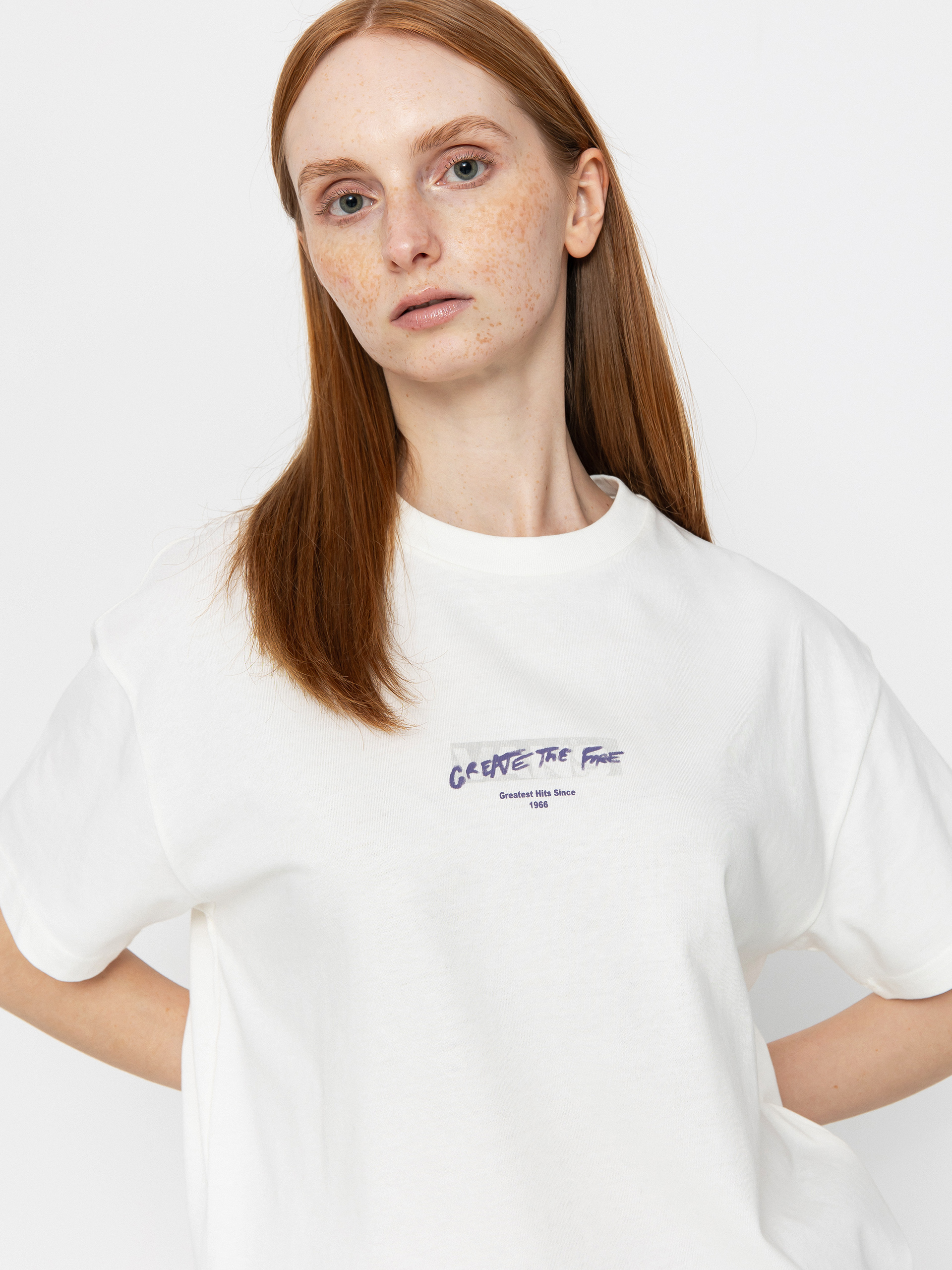 T-shirt Vans Firemade Oversized Wmn (marshmallow)