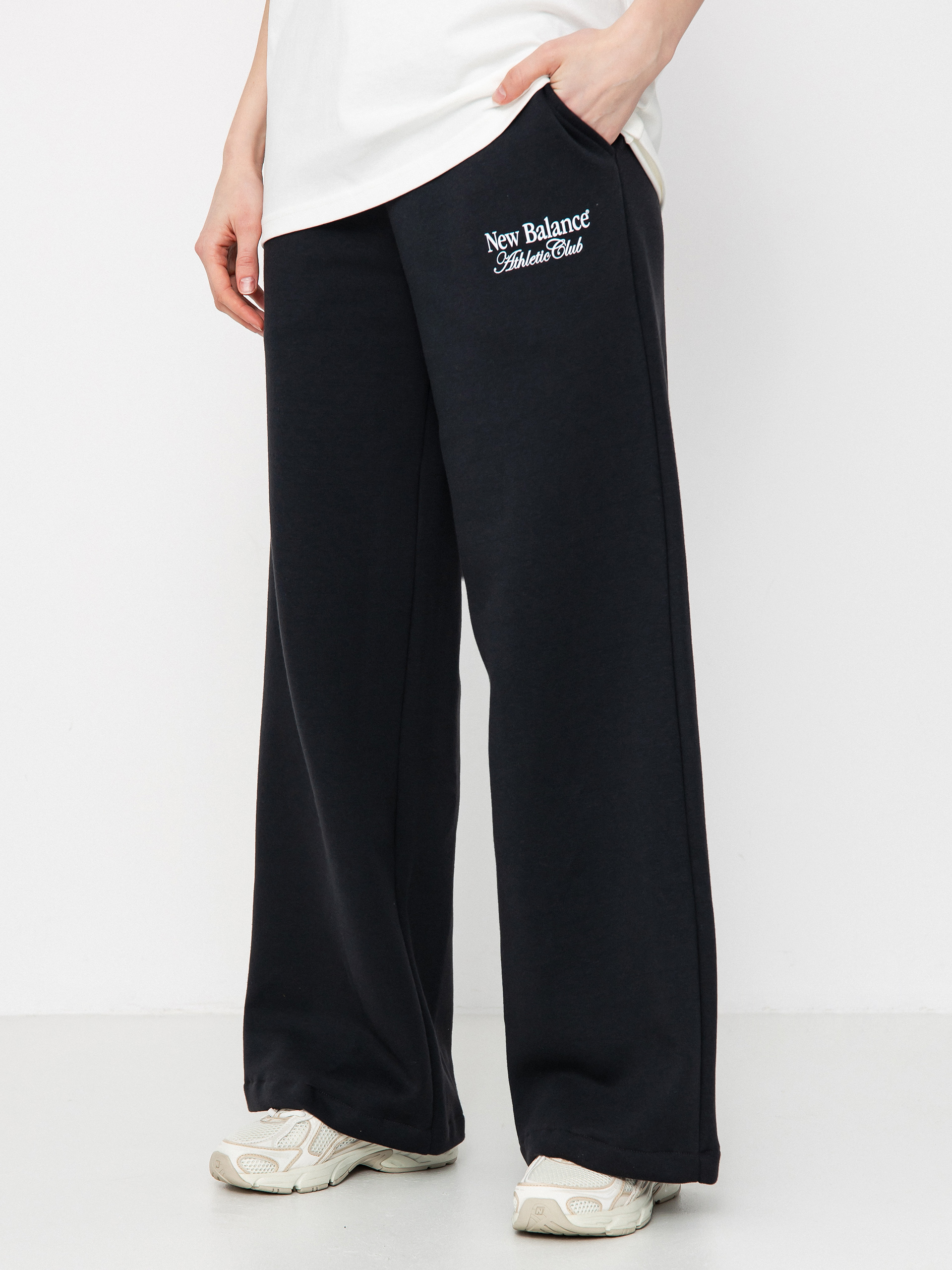 Spodnie New Balance Wide Leg Wmn (black)