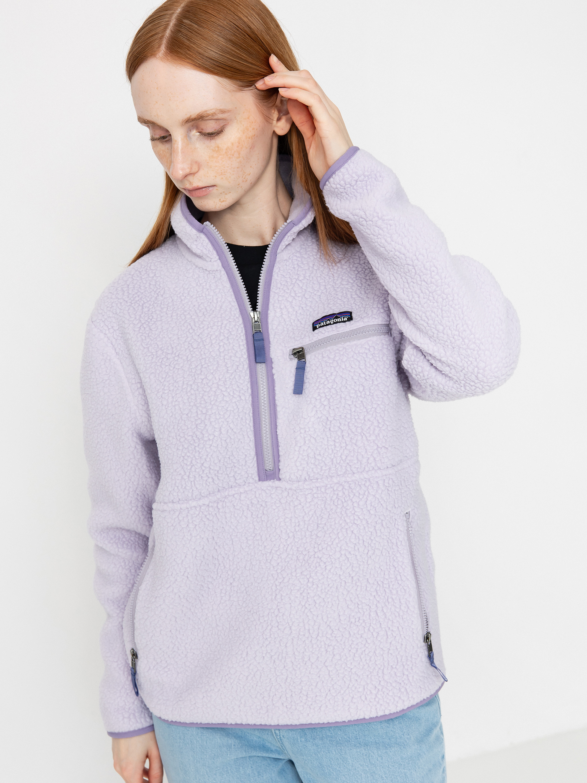 Polar Patagonia Retro Pile Marsupial Wmn (foxglove purple)