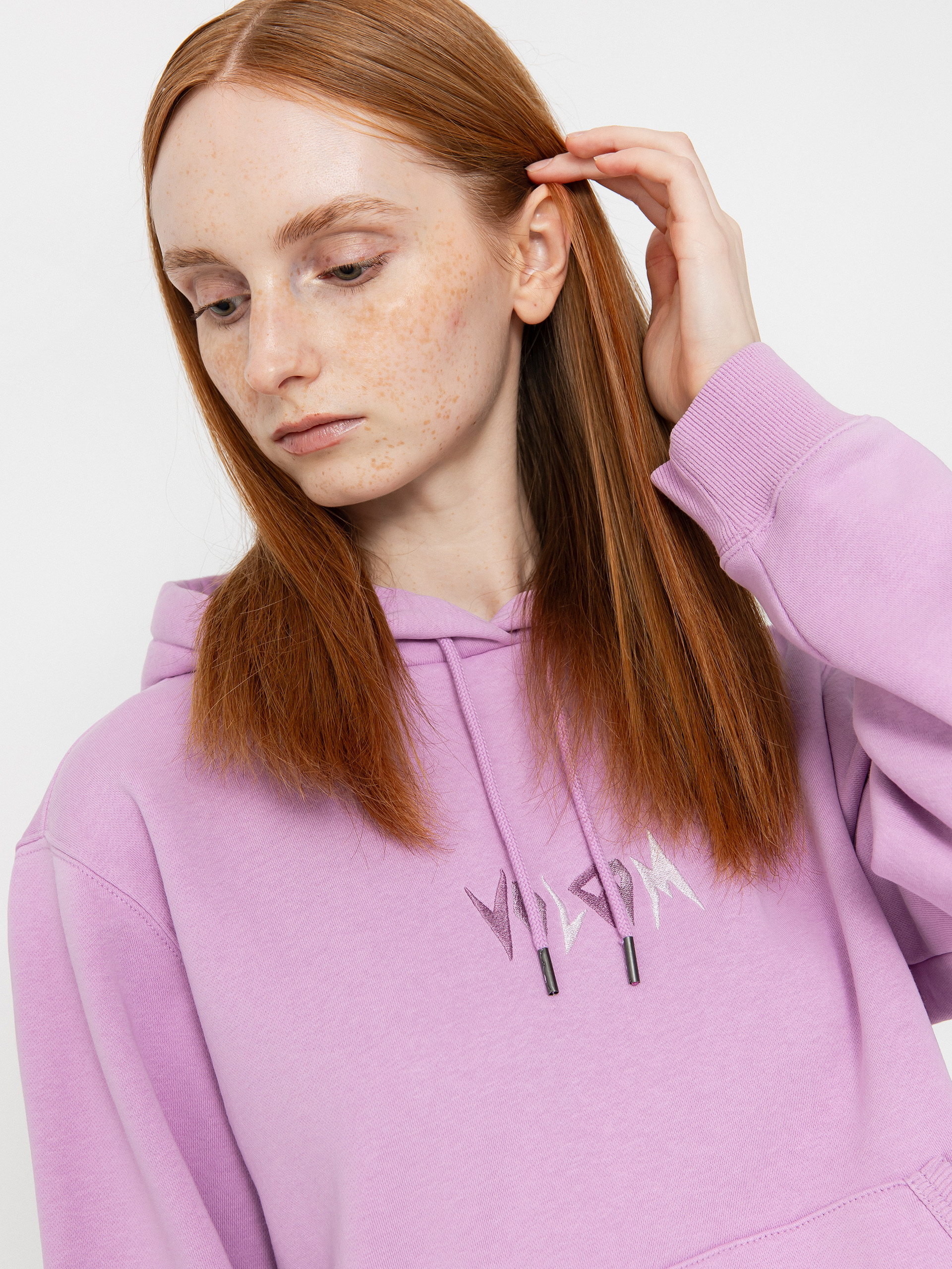 Bluza z kapturem Volcom Spikstone HD Wmn (iris purple)